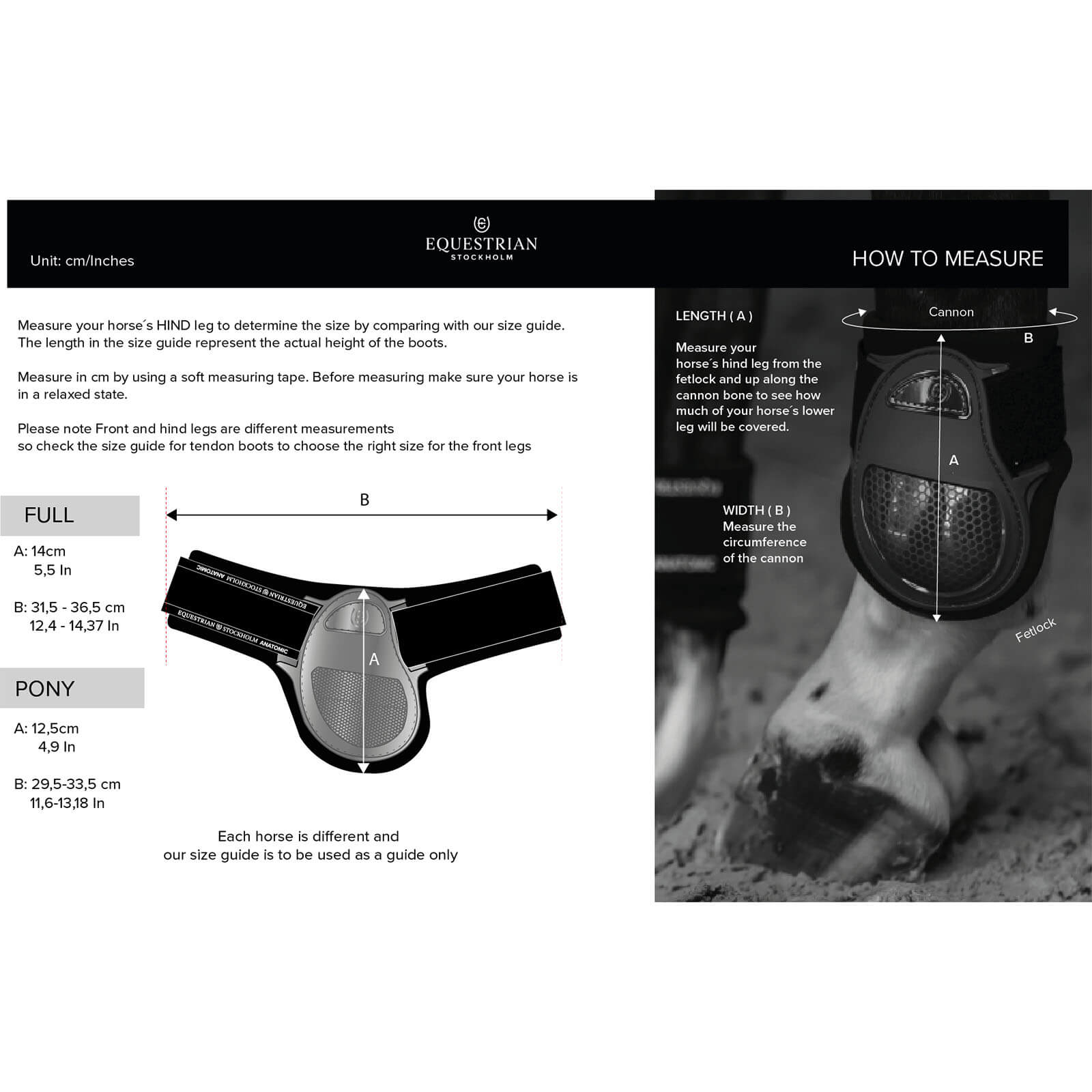 Streichkappen Anatomic Black Edition Fetlock Boots