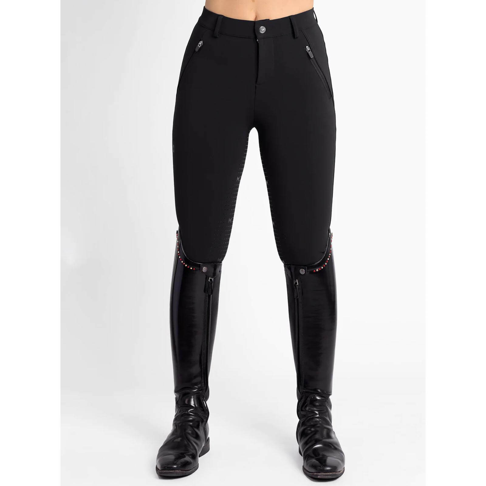 Reithose Damen Full-Grip Geo Damenreithose Vollbesatzreithose
