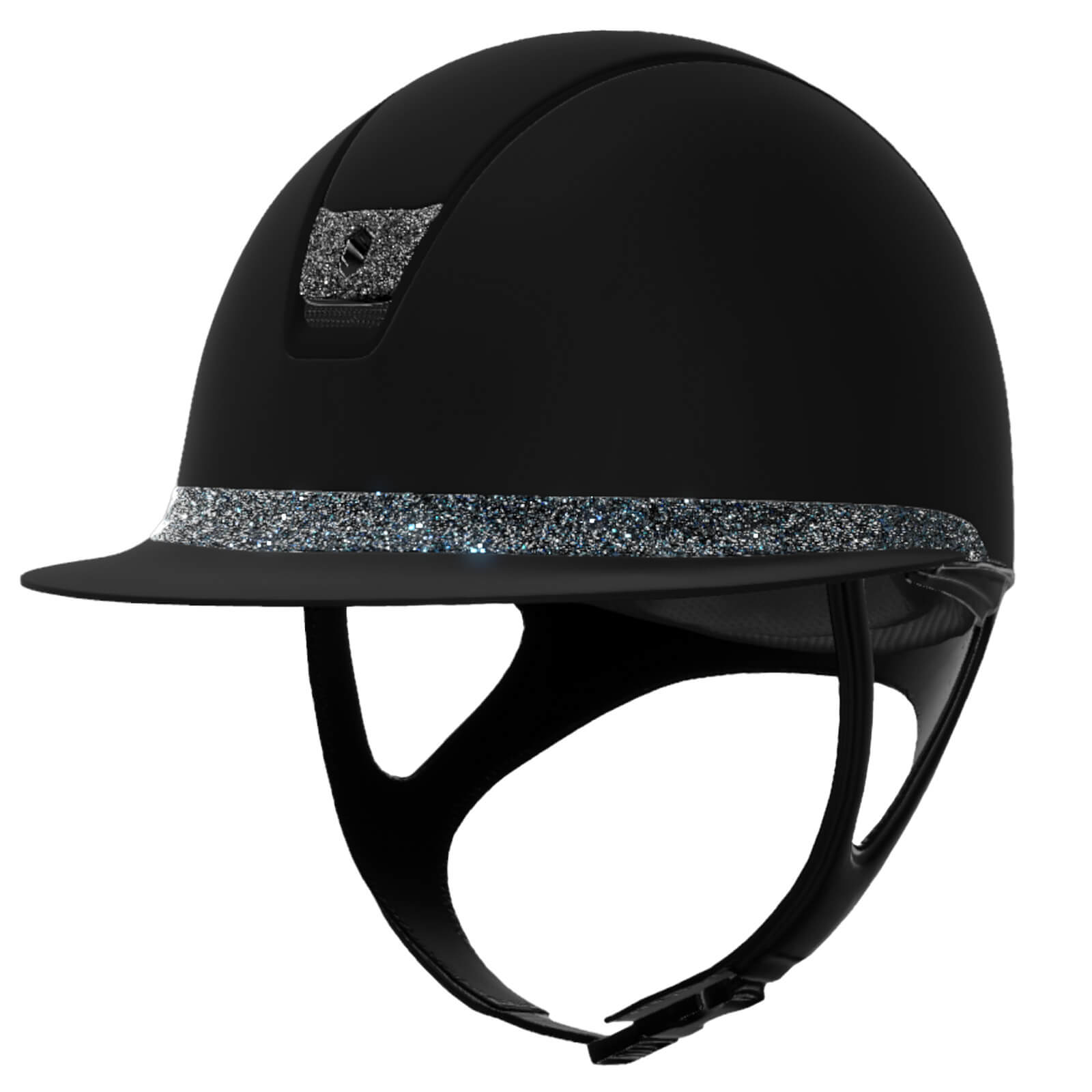 Reithelm Miss Shield 2.0 Black SM Top SM Frontal Band Crystal Fabric Trim Matt Black Blason Crystal