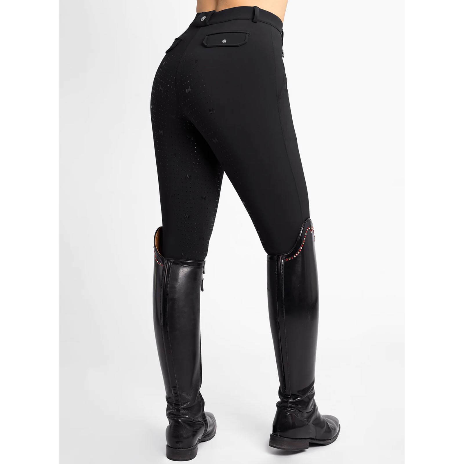 Reithose Damen Full-Grip Geo Damenreithose Vollbesatzreithose
