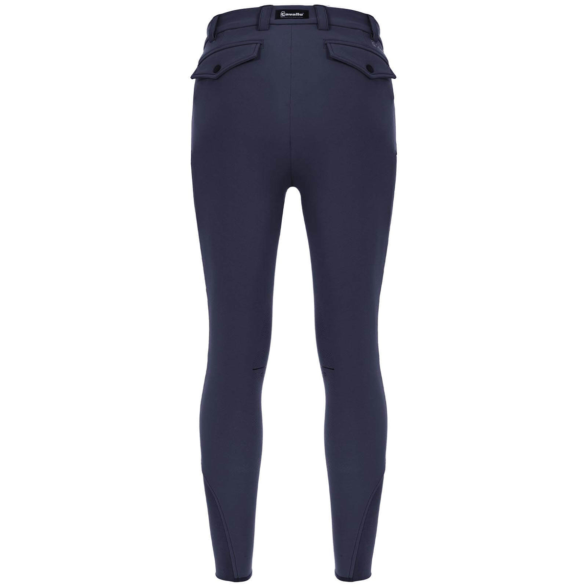 Reithose Herren Knie-Grip CAVALDROFTON GRIP Herrenreithose, Dunkelblau, Produkt allein auf weißem Hintergrund.