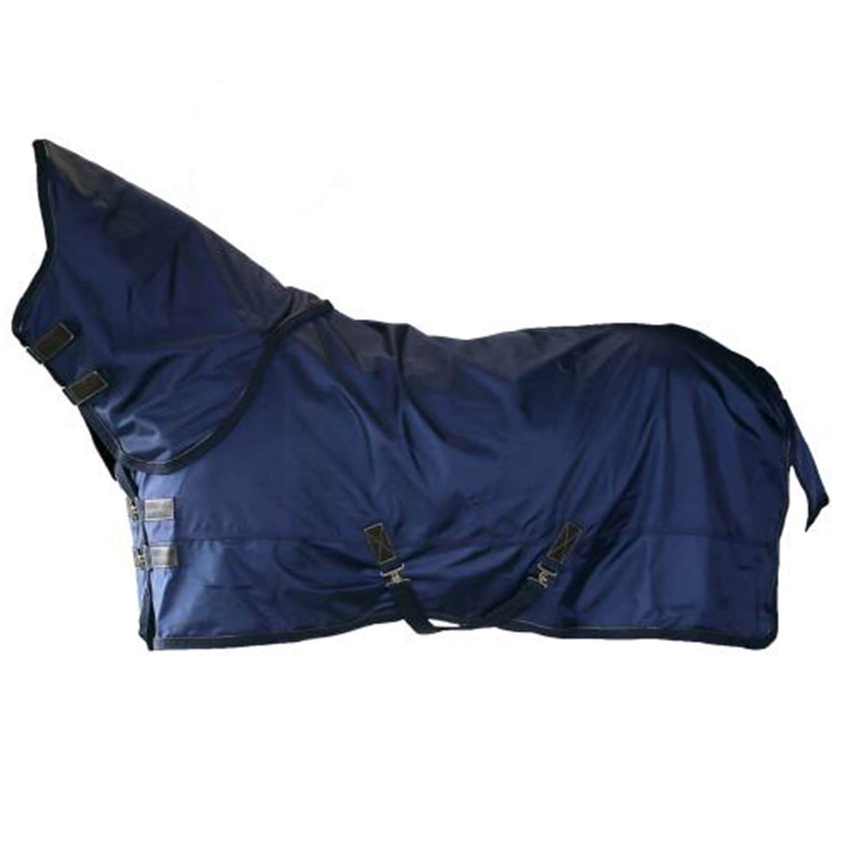 Outdoordecke 300g All Weather Waterproof Pro Weidedecke, Marine, Produkt allein auf weißem Hintergrund.