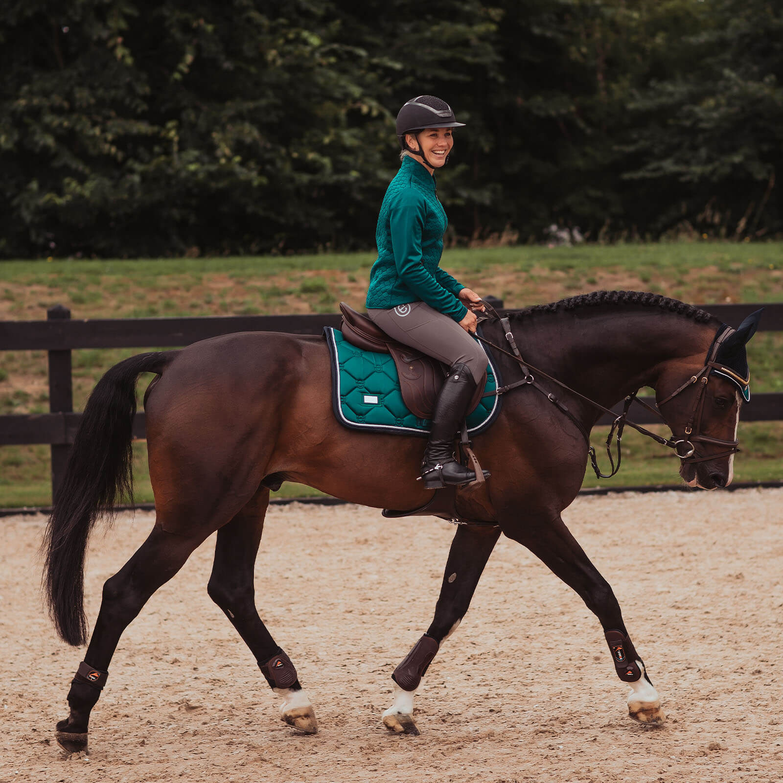 Springschabracke Emerald