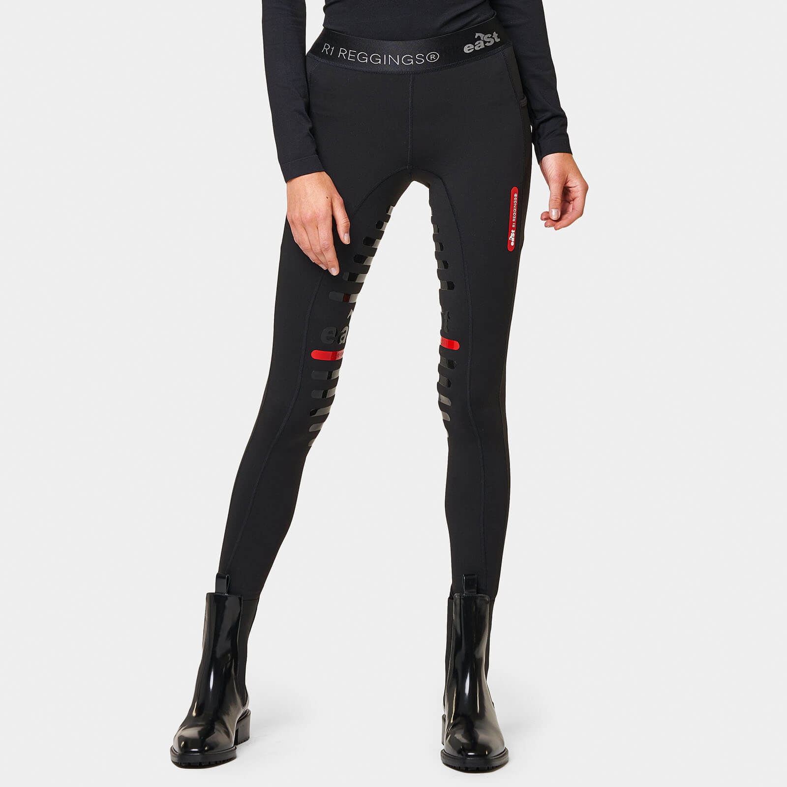 Reitleggings Damen Reggings R1 Damenreitleggings