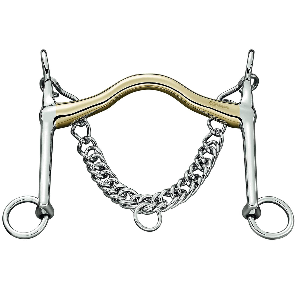 Dressurkandare Lang Bemelsmann 14 mm SENSOGAN® Gebiss