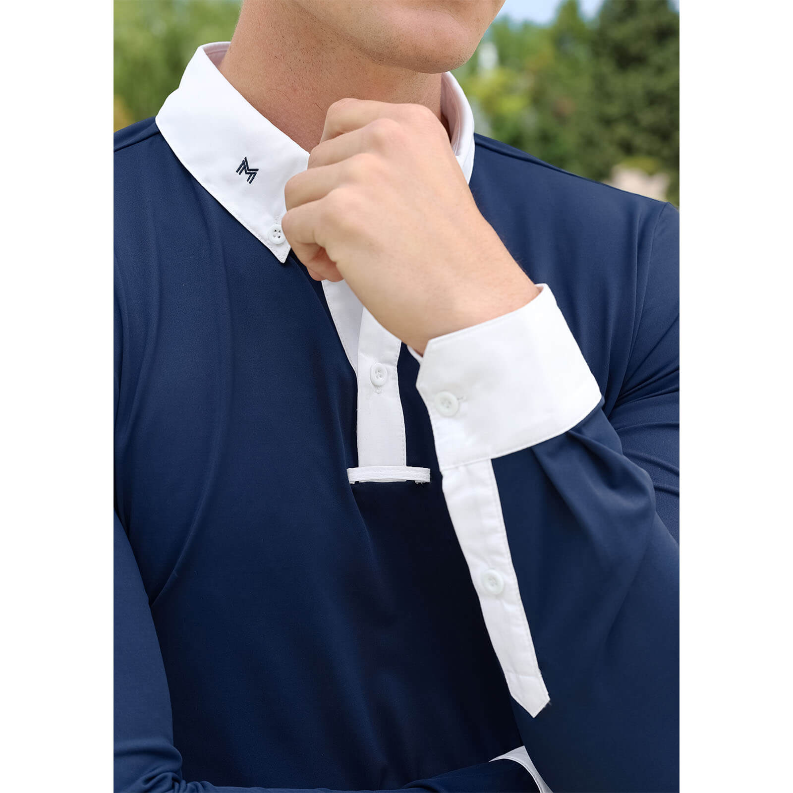 Langarmshirt Herren Active Long Competition Shirt Turniershirt