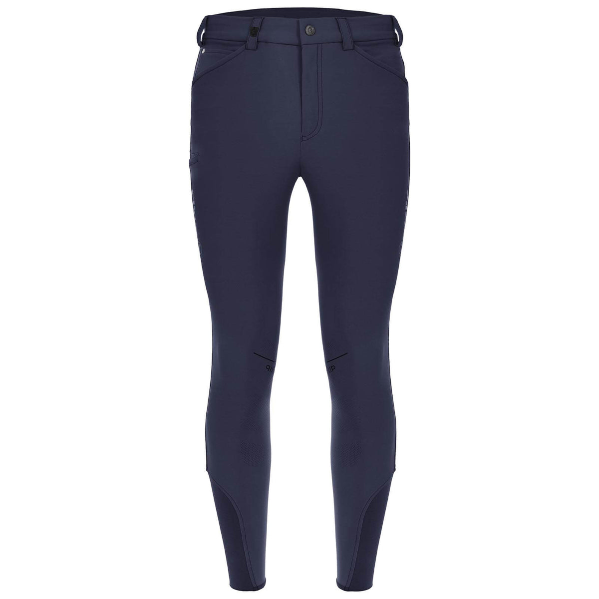 Reithose Herren Knie-Grip CAVALDROFTON GRIP Herrenreithose, Navy, Produkt allein auf weißem Hintergrund.