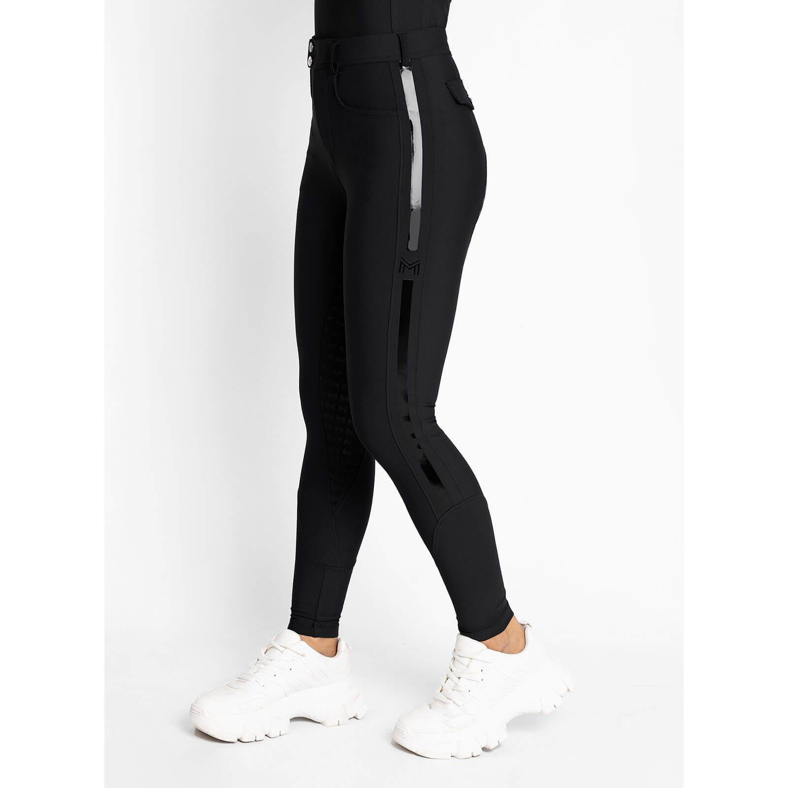 Reithose Damen Reflection Full Grip Breeches Vollbesatz Damenreithose
