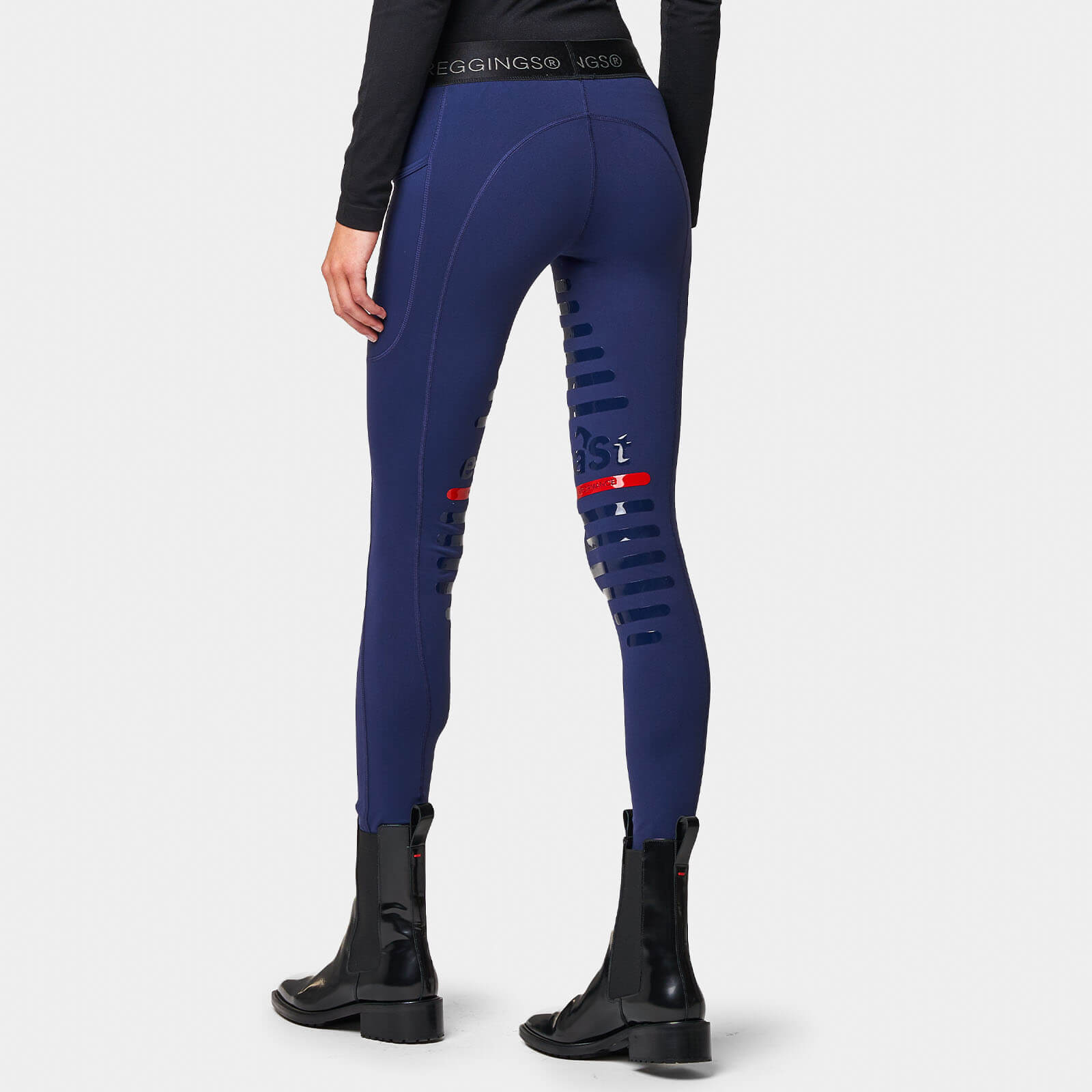 Reitleggings Damen Reggings R1 Damenreitleggings