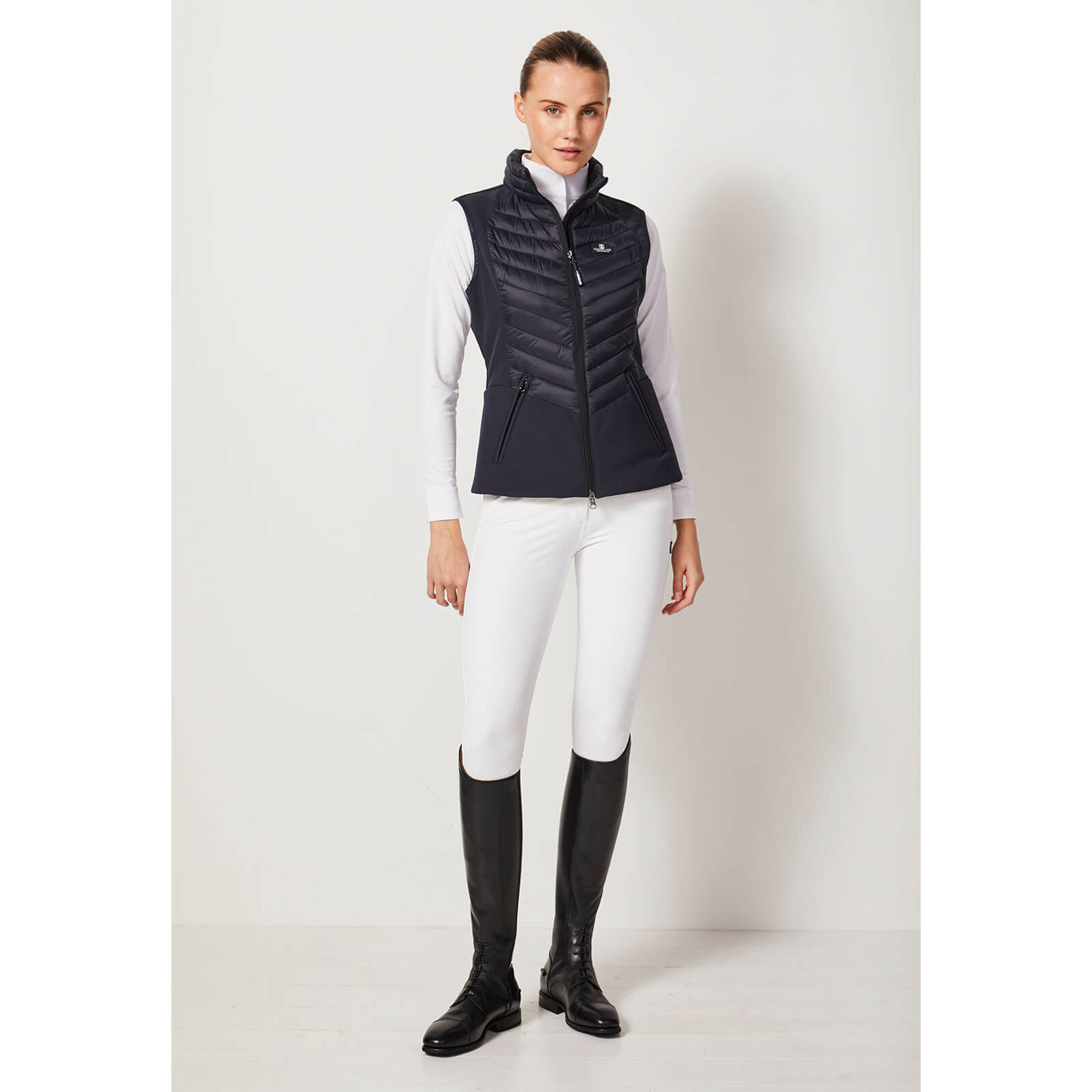 Weste Damen Classic Hybrid Softshell Reitweste