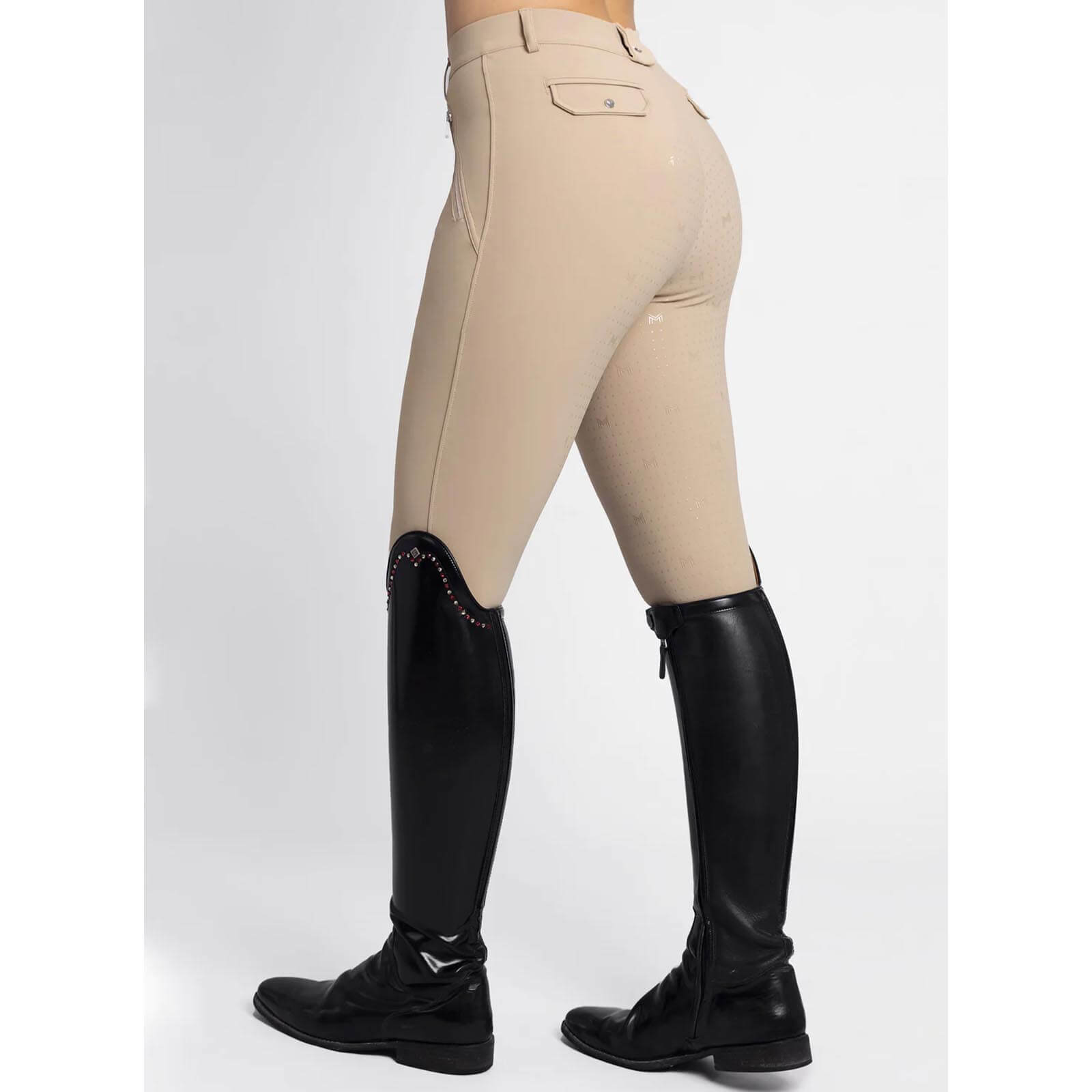 Reithose Damen Full-Grip Geo Damenreithose Vollbesatzreithose