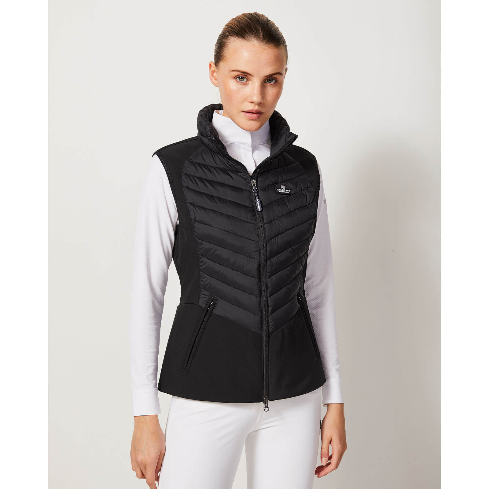 Weste Damen Classic Hybrid Softshell Reitweste
