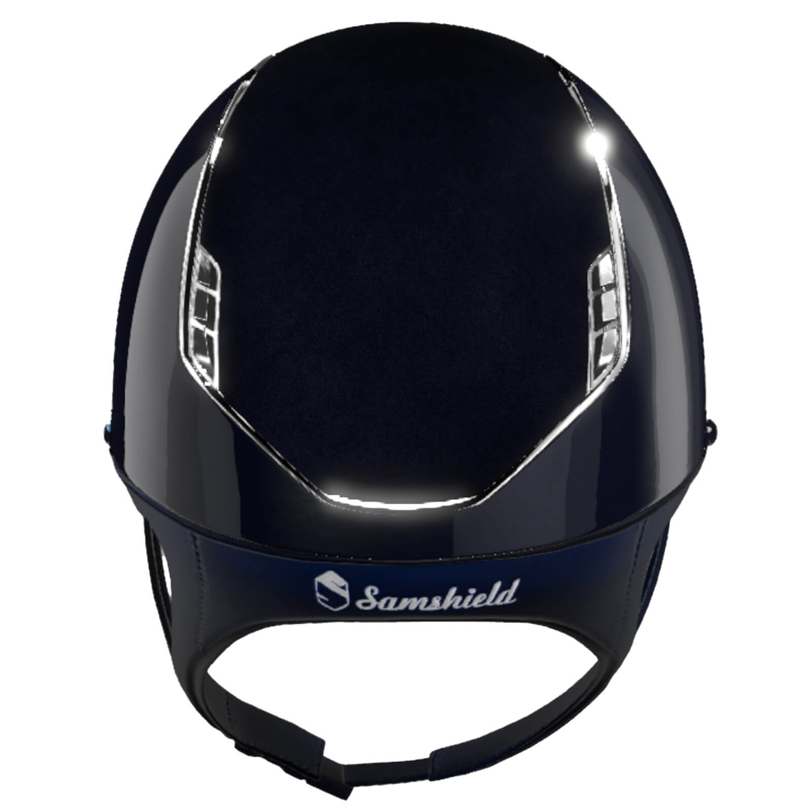 Reithelm Miss Shield Shadowglossy 2.0 Blue SG Top SG Frontal Band Flower Swaro Trim Chrome Blason Ch