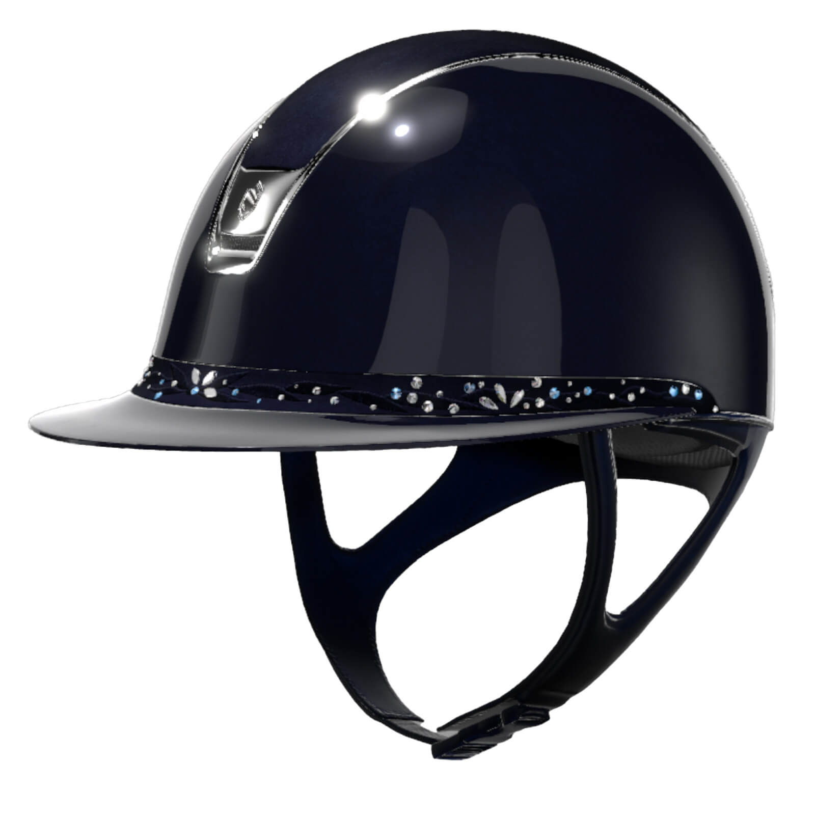 Reithelm Miss Shield Shadowglossy 2.0 Blue SG Top SG Frontal Band Flower Swaro Trim Chrome Blason Ch