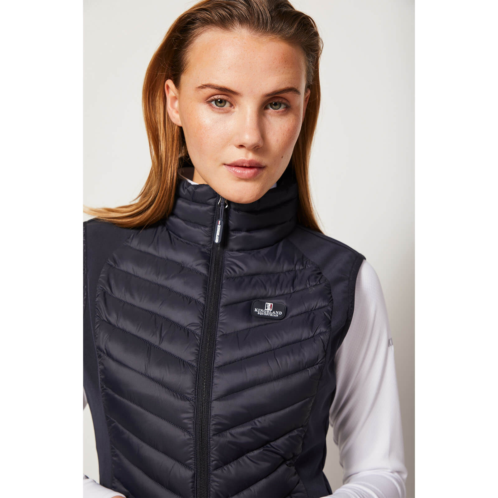 Weste Damen Classic Hybrid Softshell Reitweste