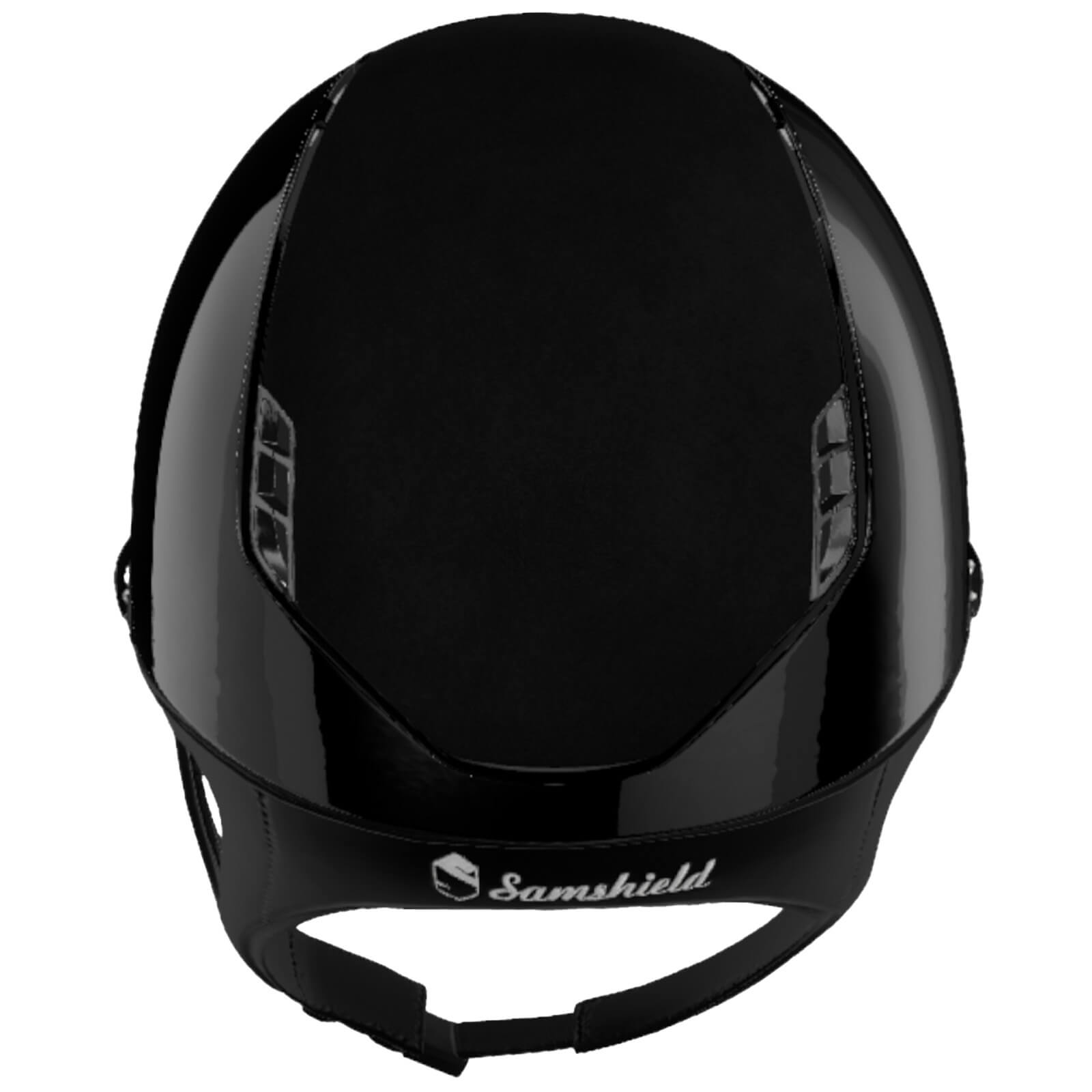 Reithelm 2.0 Miss Shield Shadowglossy | SgBlk | AlcBlk | ChrBlk | ChrBlk | FloSwrBlk S100 Reitkappe