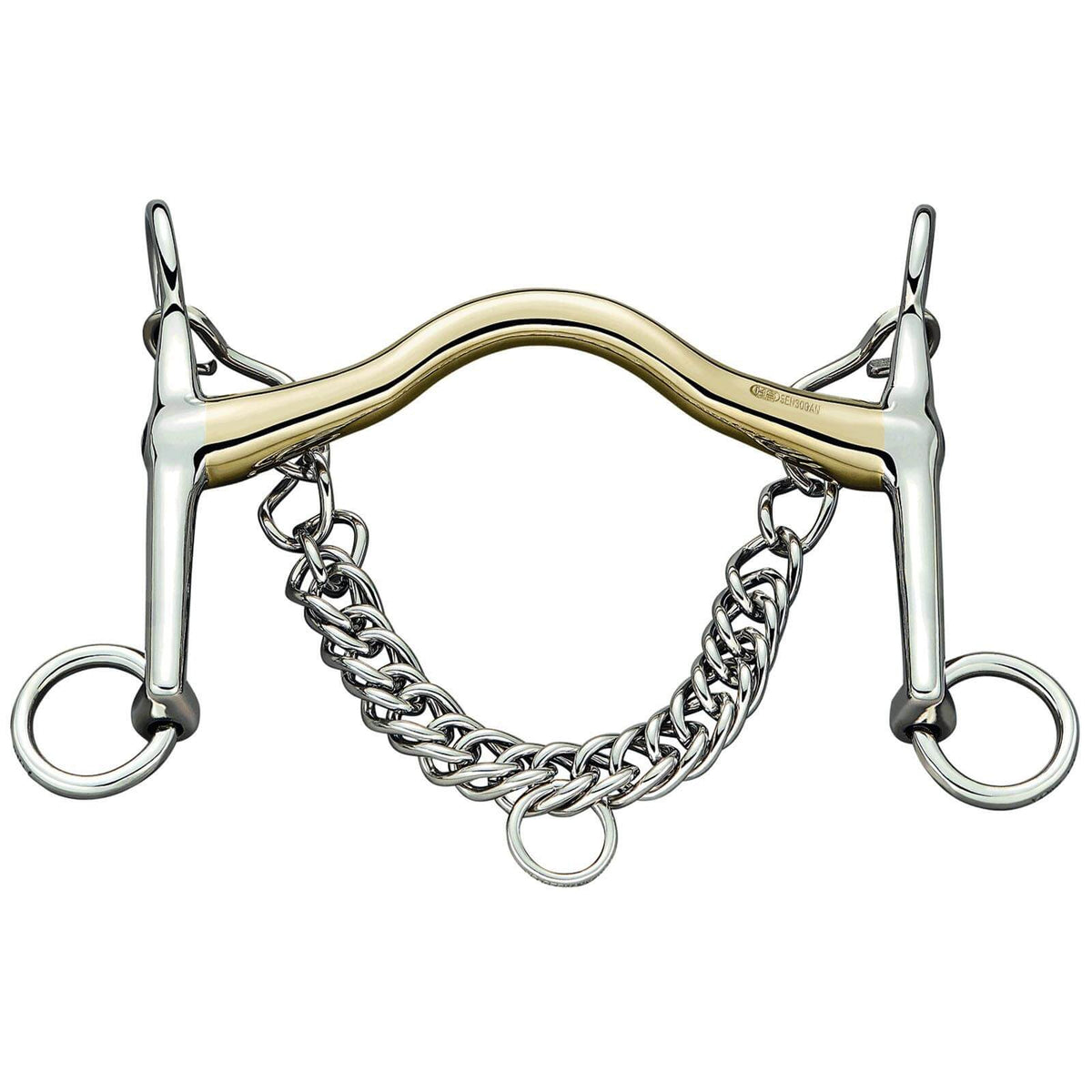 Dressurkandare Kurz Bemelsmann 14 mm SENSOGAN® Reitkandare, Produkt allein auf weißem Hintergrund.