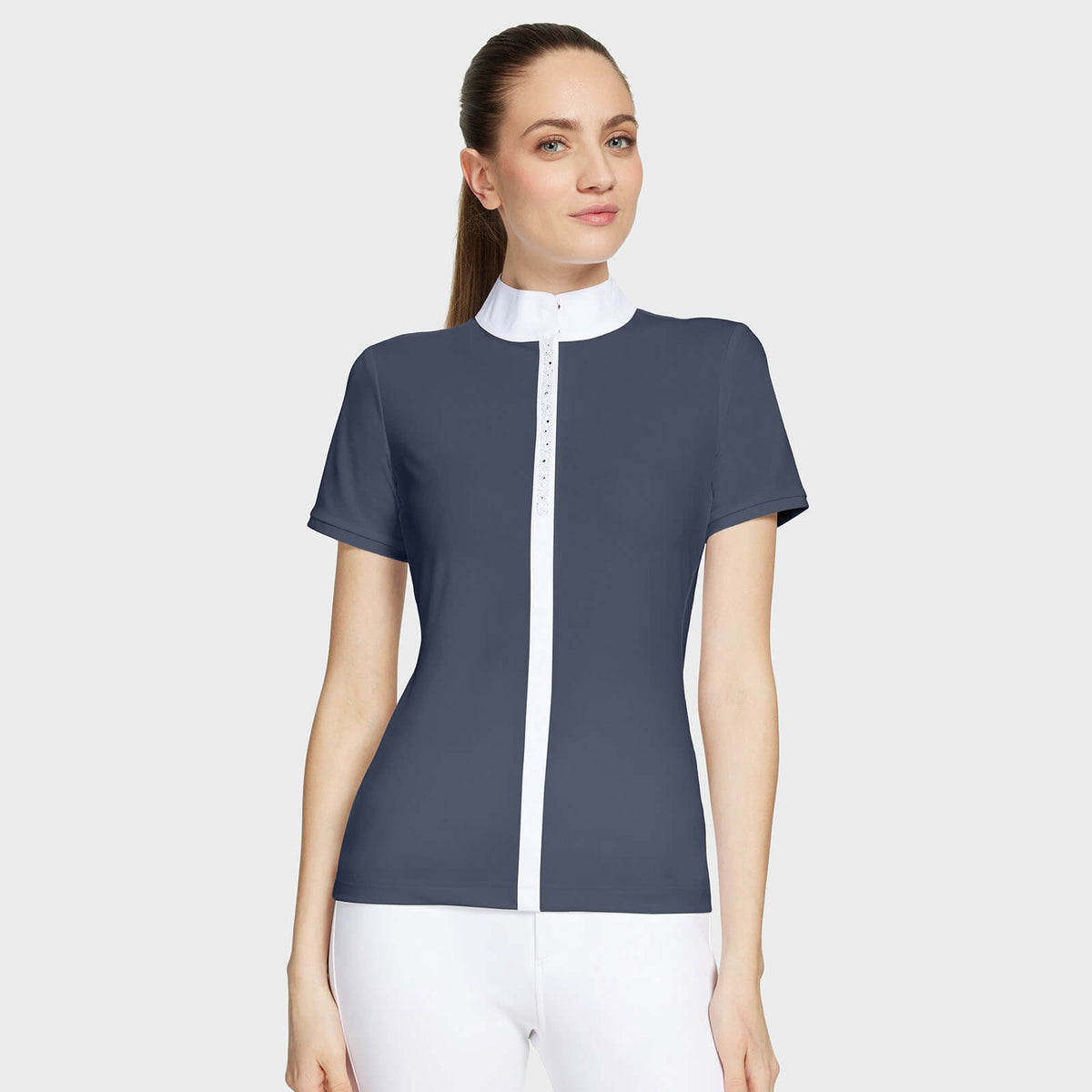 Turniershirt Damen Julia Intarsia FS 2024 Short Sleeve