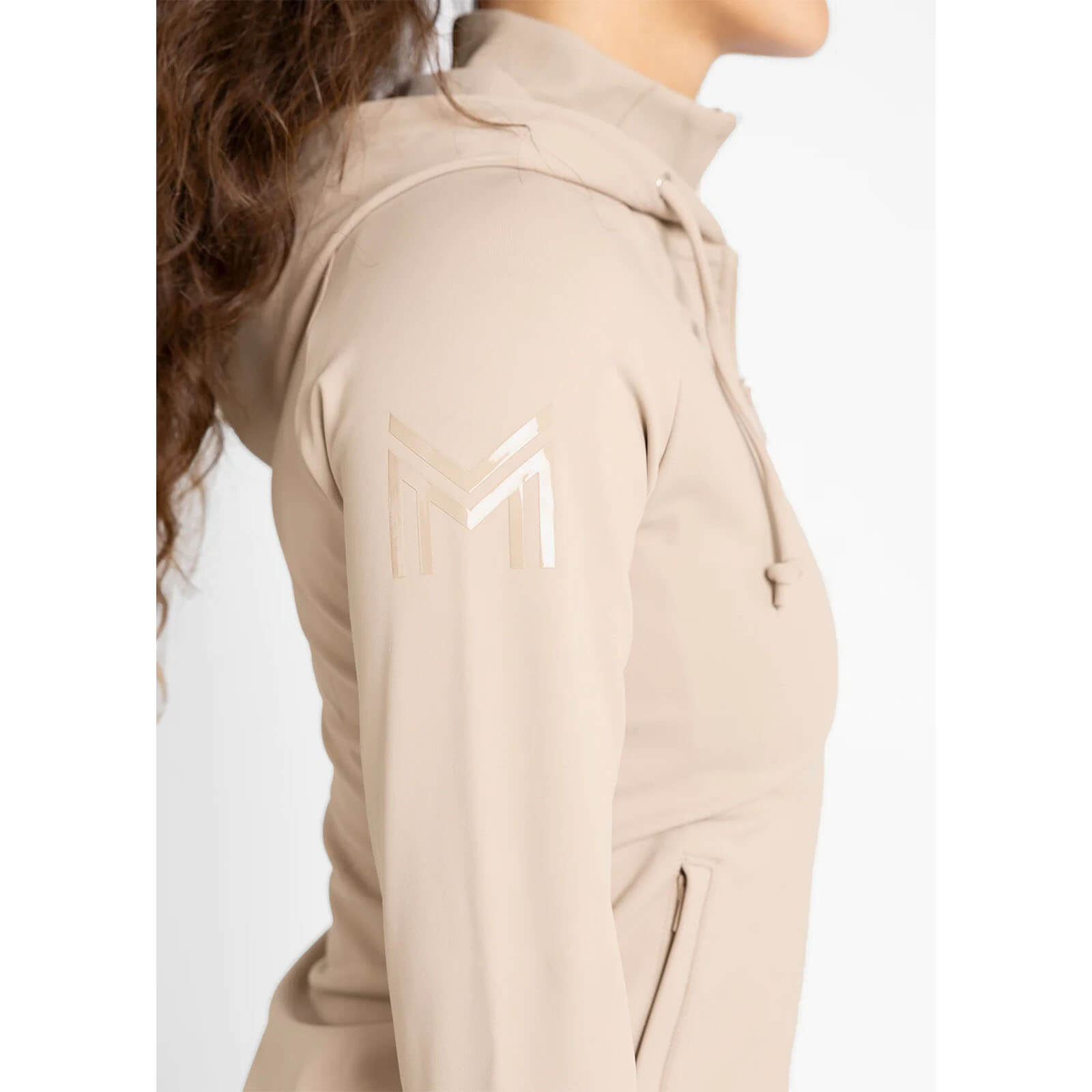 Hoodie Damen Reflection Zip Kapuzenpullover