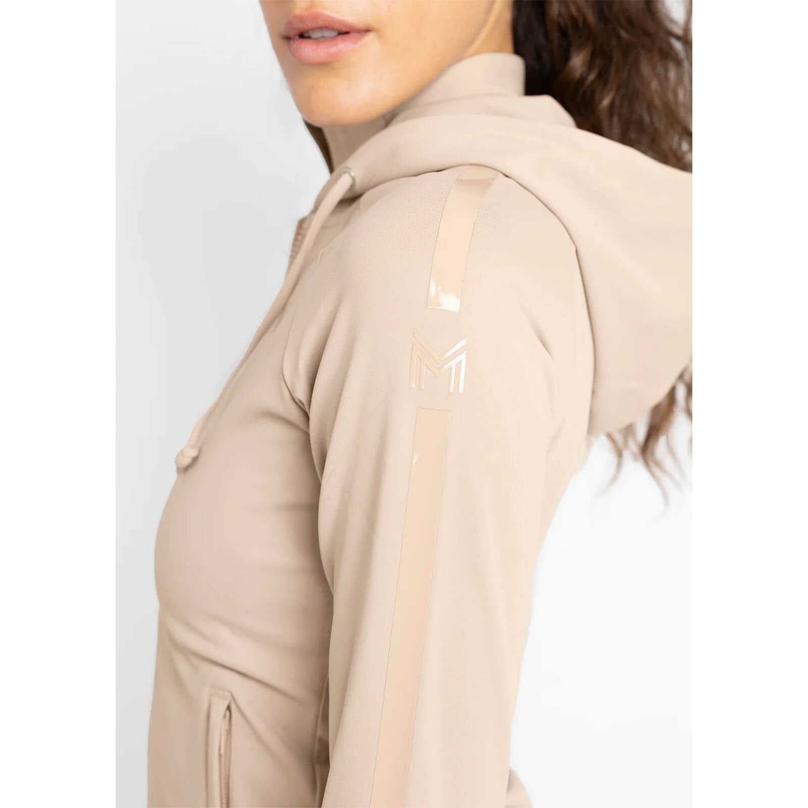 Hoodie Damen Reflection Zip Kapuzenpullover