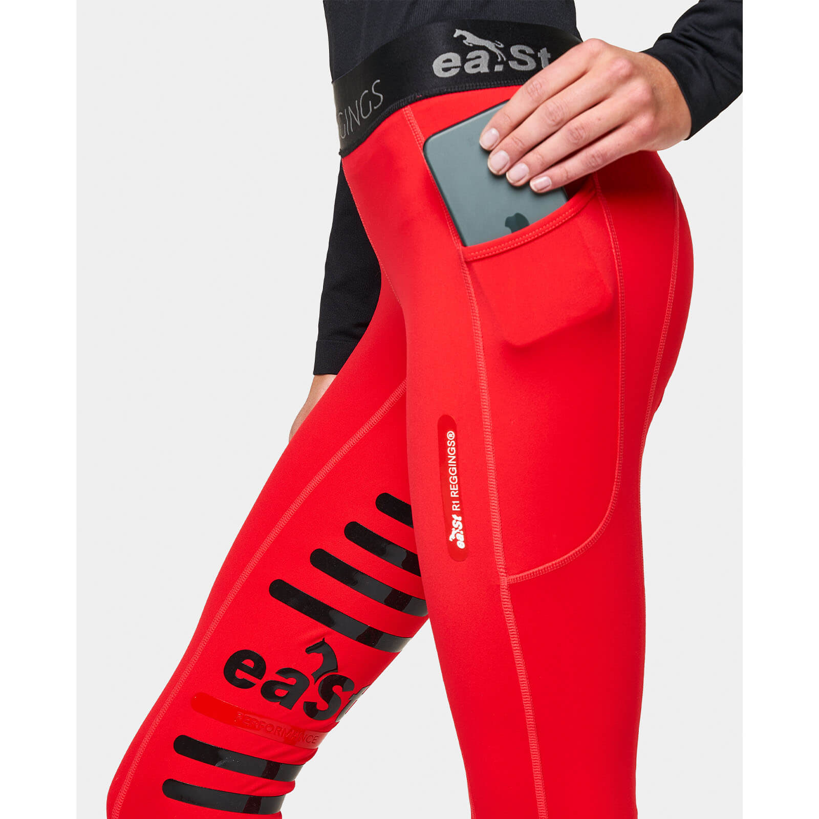 Reitleggings Damen Reggings R1 Damenreitleggings