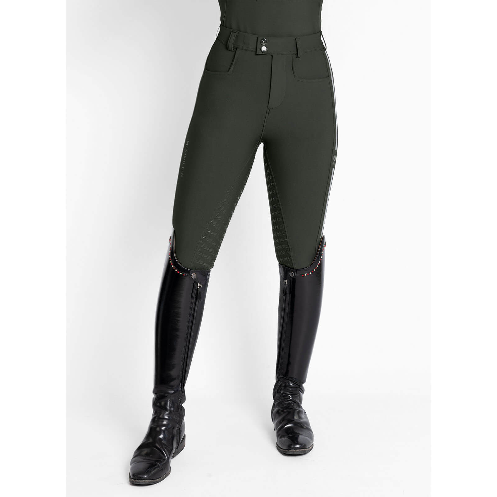 Reithose Damen Reflection Full Grip Breeches Vollbesatz Damenreithose