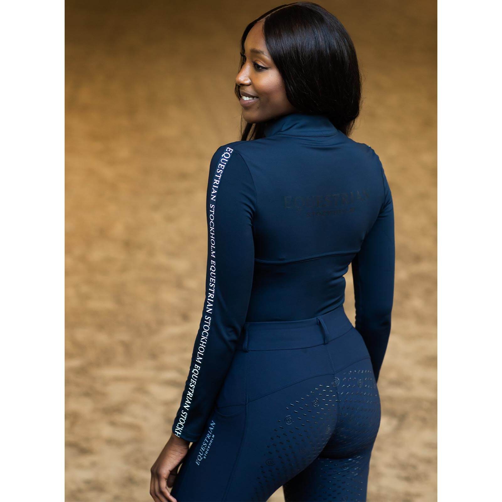 Funktionsshirt Damen Power Top Modern Tech Navy Baselayer