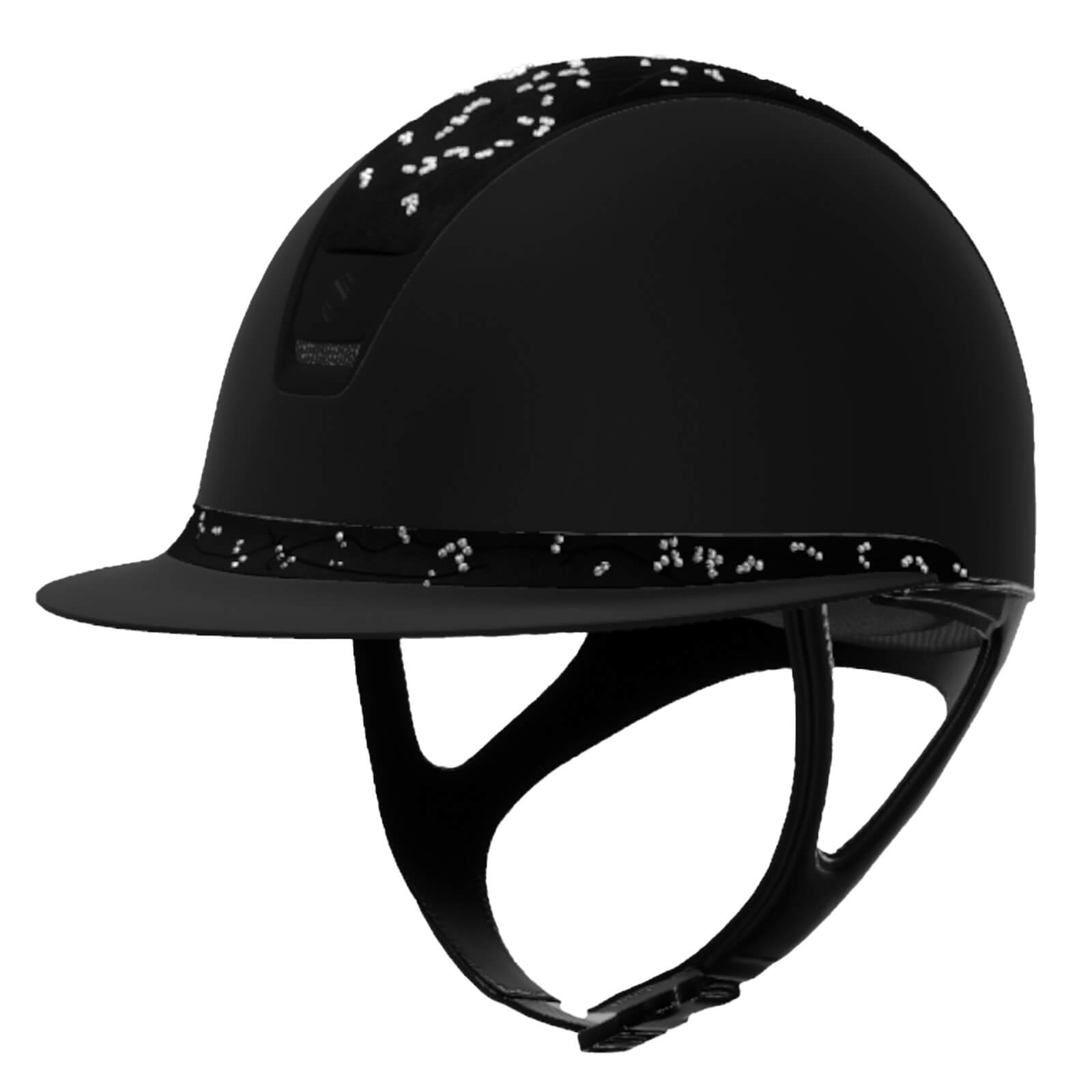 Reithelm Miss Shield 2.0 Black Shadowmatt Top Crystal Leaf Frontal Band Crystal Leaf Trim Matt Black