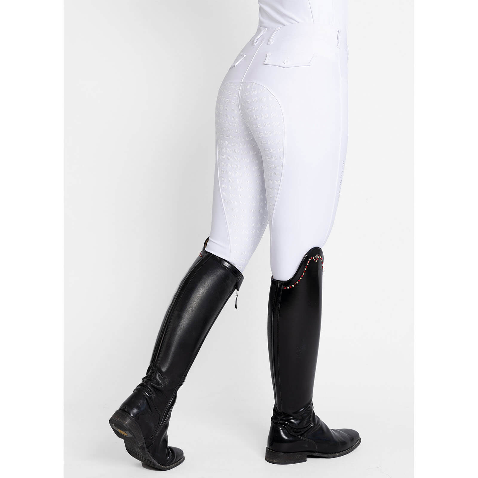 Reithose Damen Reflection Full Grip Breeches Vollbesatz Damenreithose