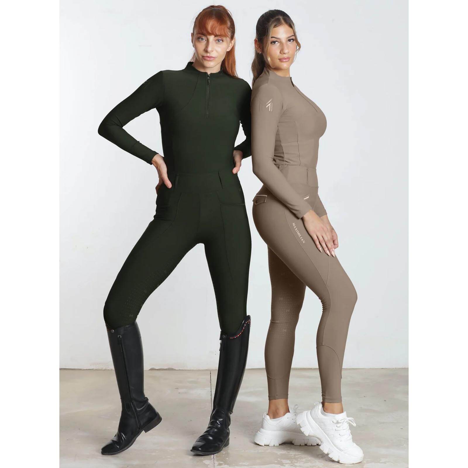 Reitleggings Damen Knee-Grip Pro Riding Leggings