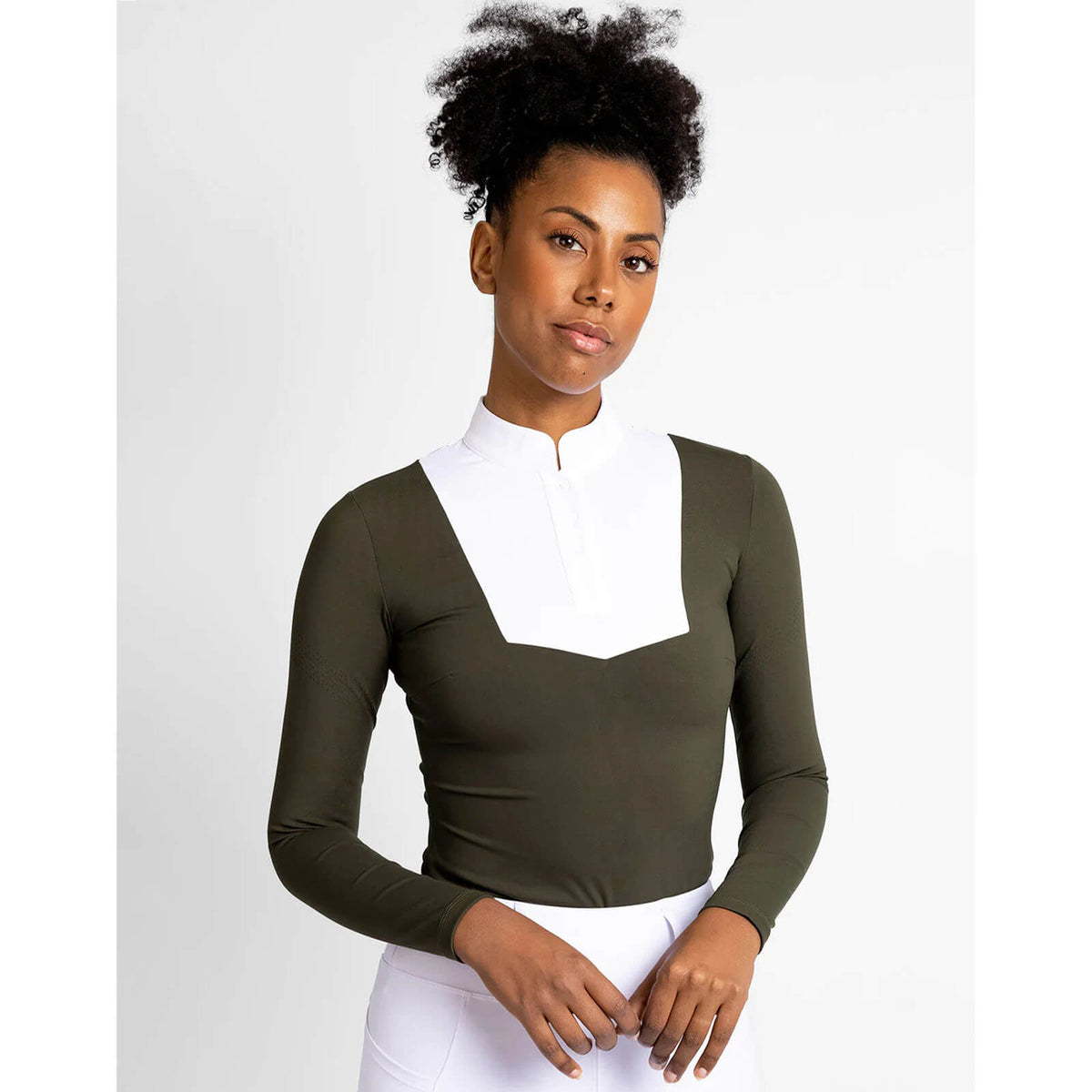 Khaki/White