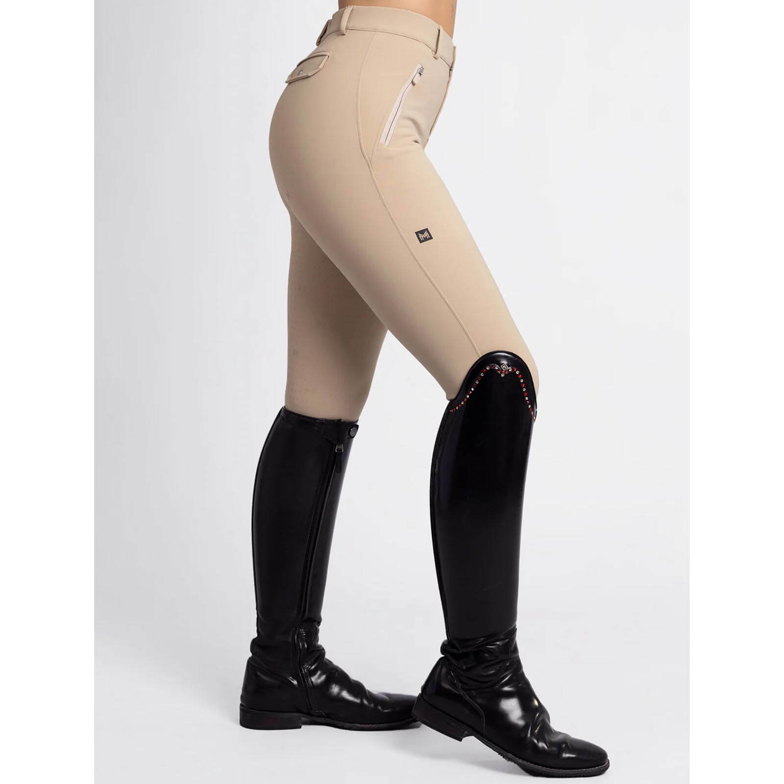 Reithose Damen Full-Grip Geo Damenreithose Vollbesatzreithose