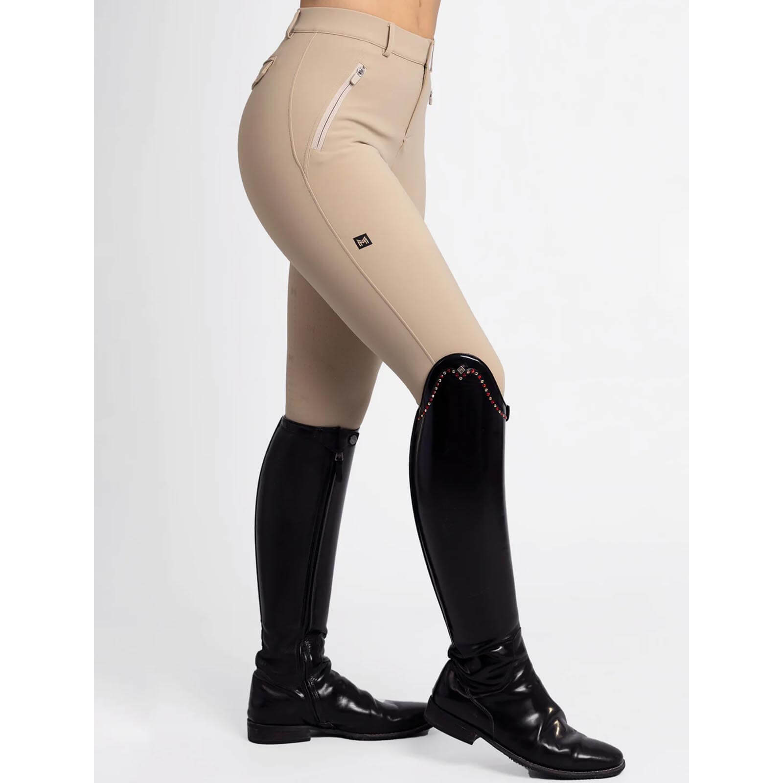 Reithose Damen Full-Grip Geo Damenreithose Vollbesatzreithose