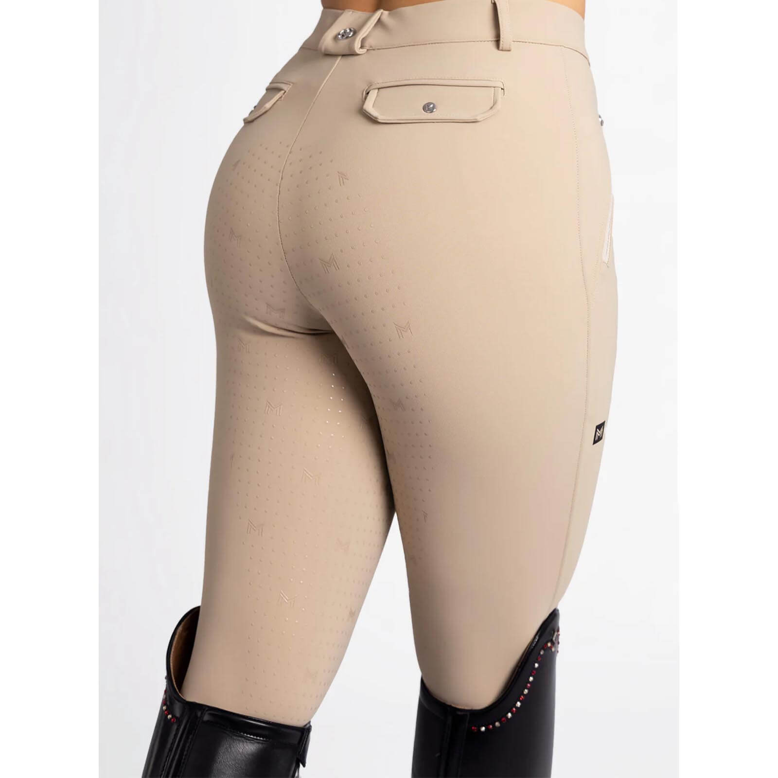 Reithose Damen Full-Grip Geo Damenreithose Vollbesatzreithose
