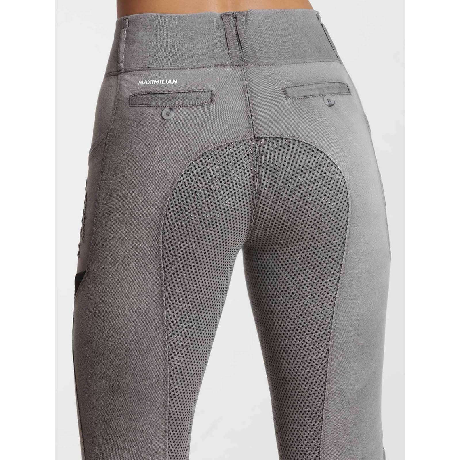 Reitleggings Damen Full-Grip Denim Riding Leggings