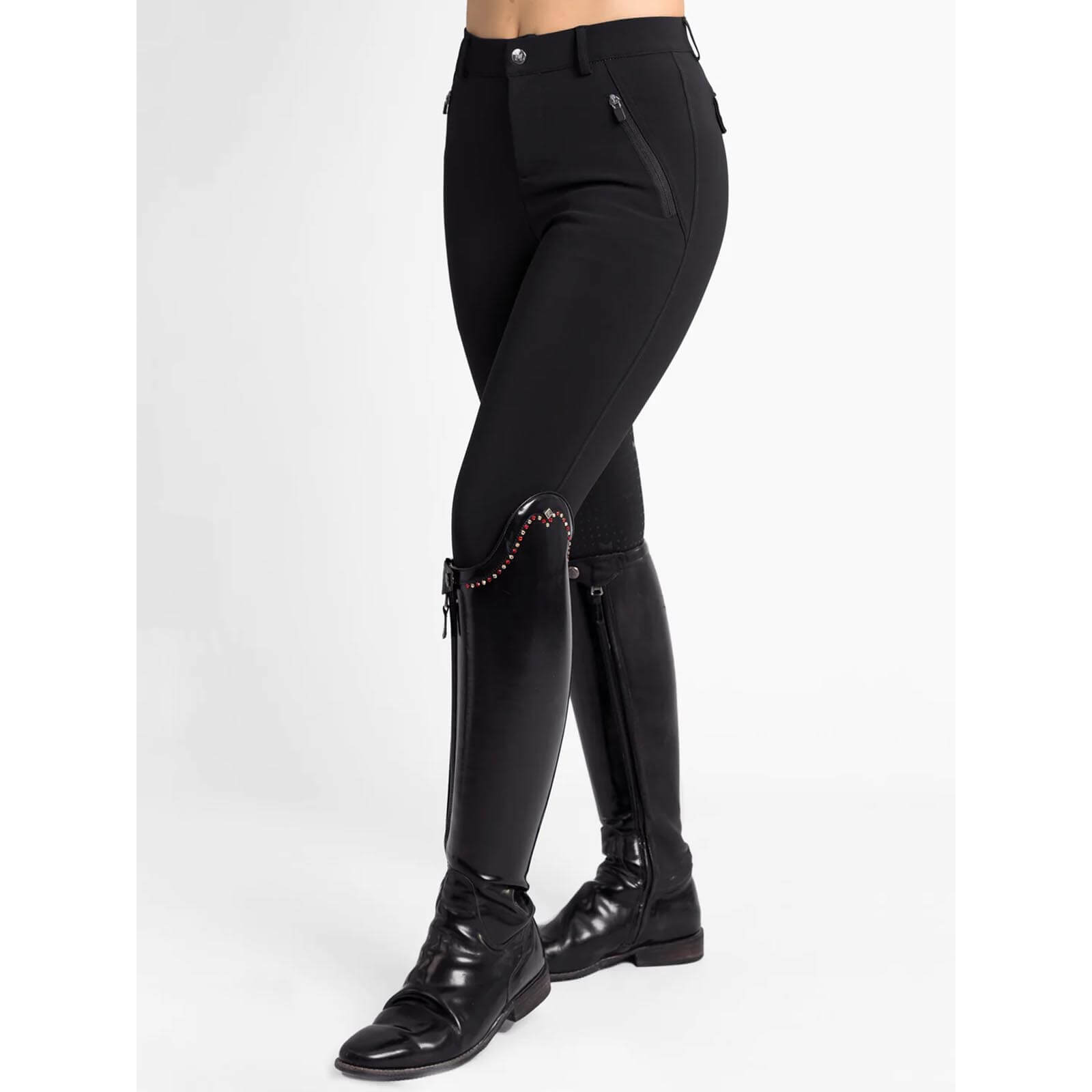 Reithose Damen Full-Grip Geo Damenreithose Vollbesatzreithose