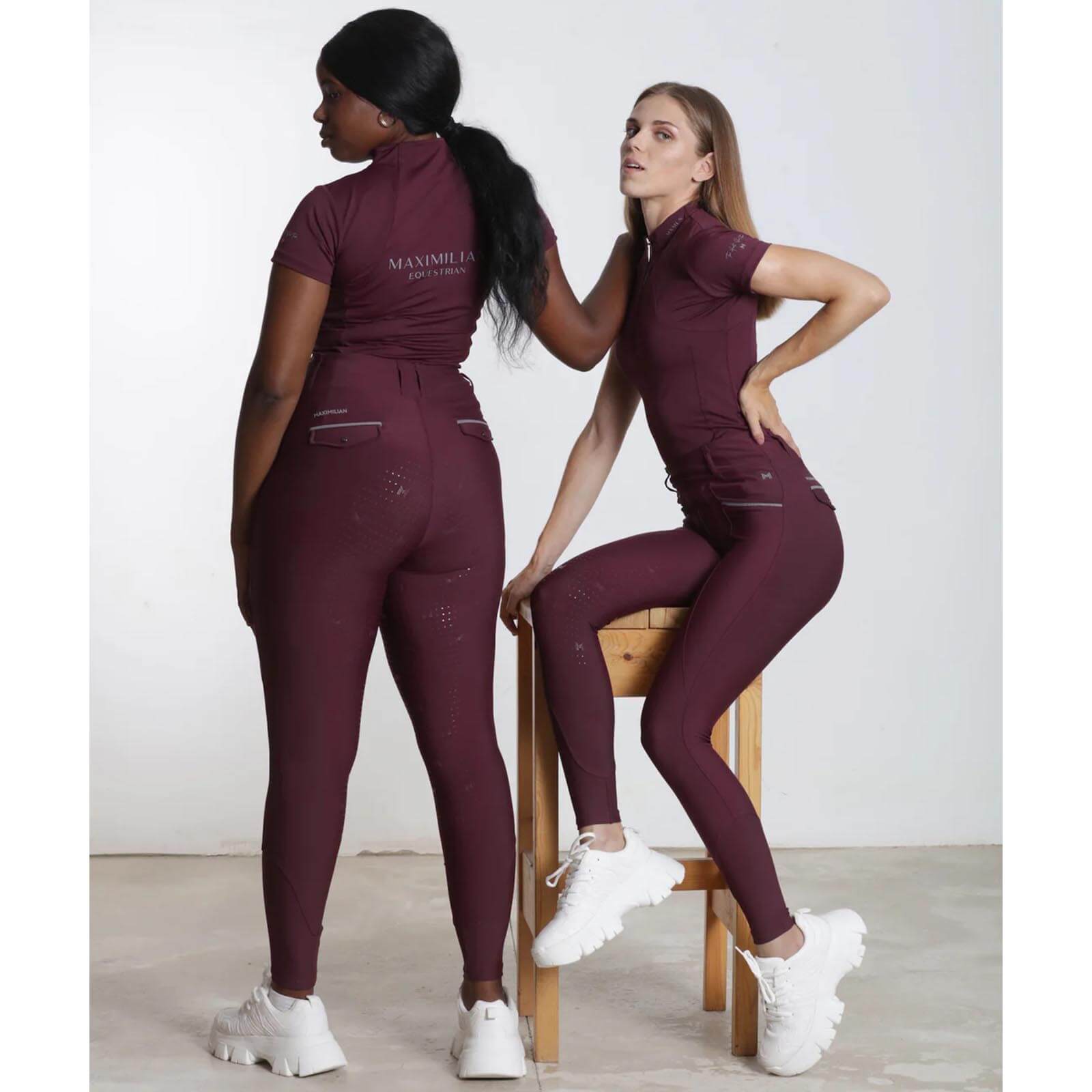 Reitleggings Damen Knee-Grip Pro Riding Leggings