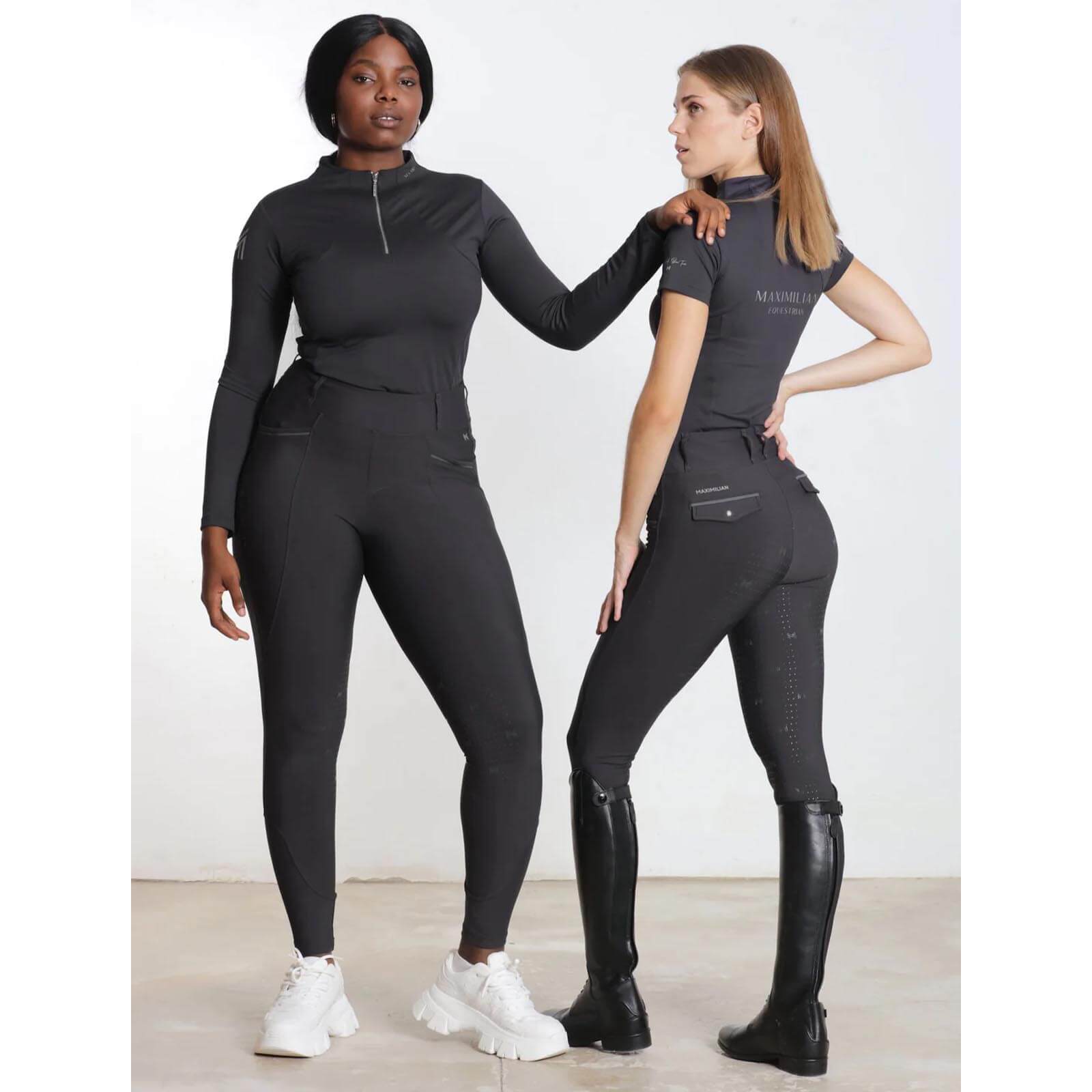 Reitleggings Damen Knee-Grip Pro Riding Leggings