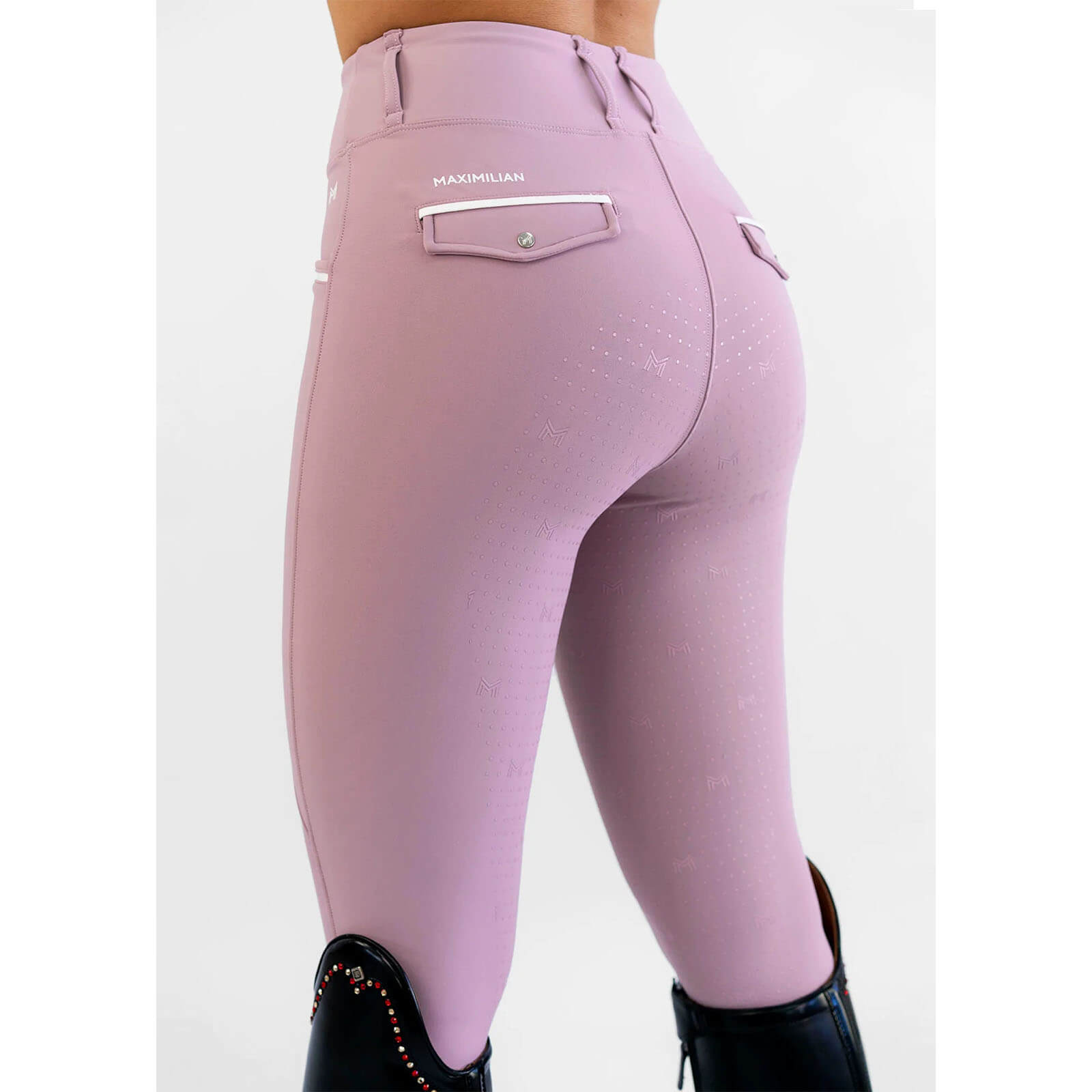 Reitleggings Damen Full-Grip Pro Riding Leggings