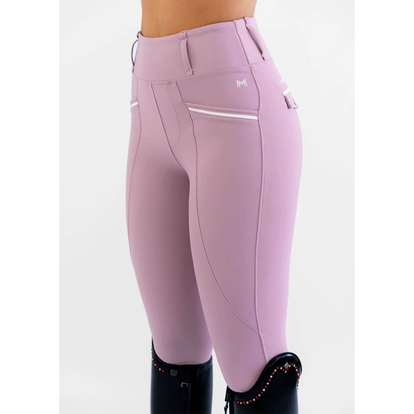 Reitleggings Damen Full-Grip Pro Riding Leggings