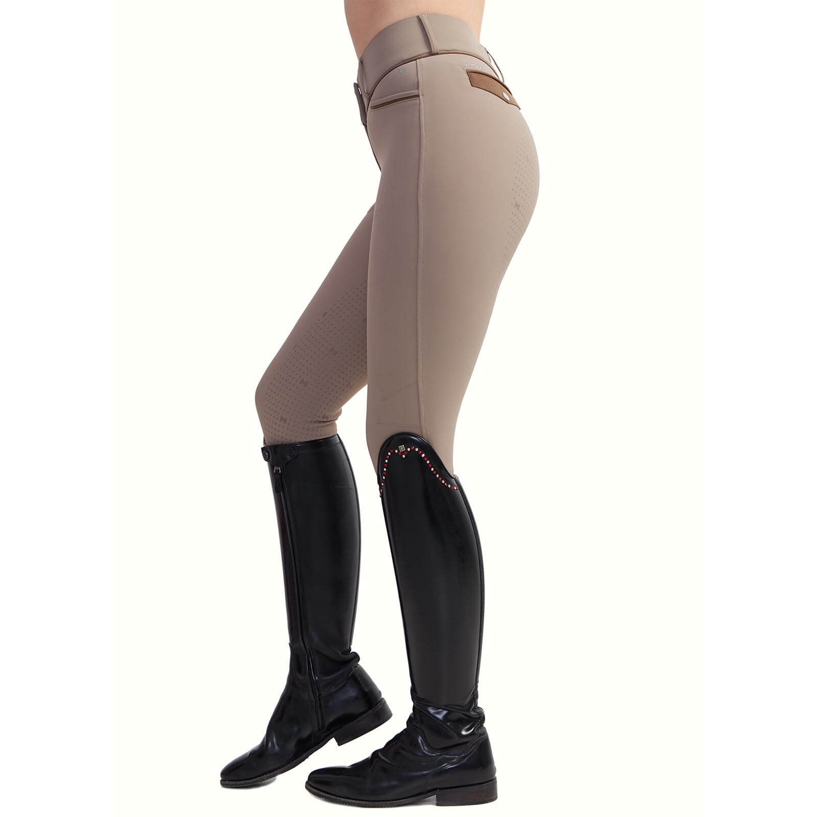 Reithose Damen Full Grip New Era Breeches Vollbesatz Damenreithose
