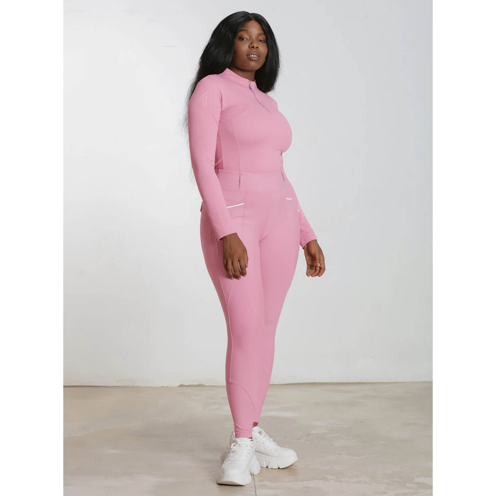 Reitleggings Damen Full-Grip Pro Riding Leggings