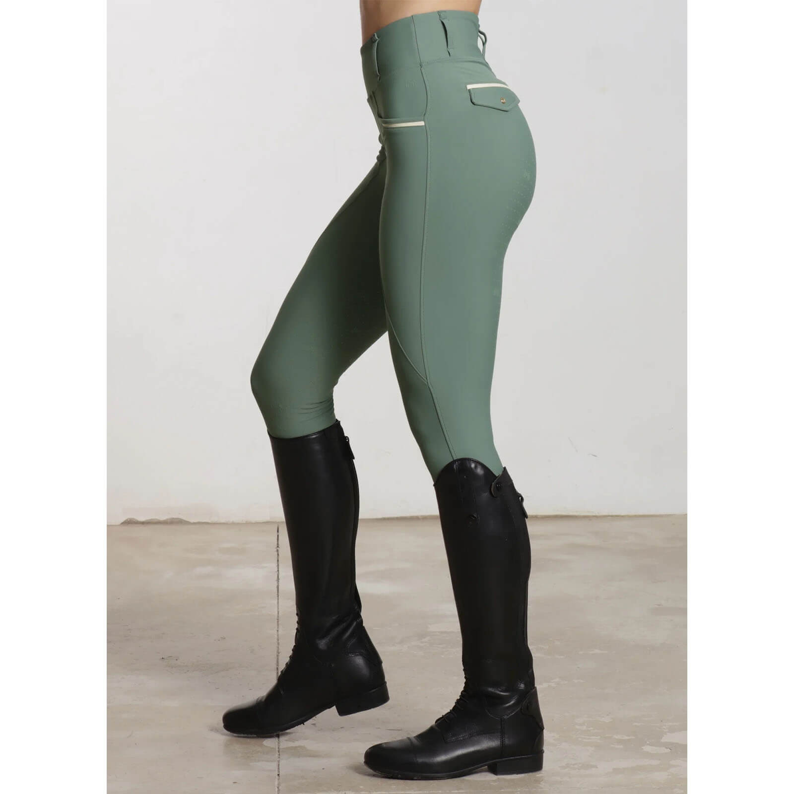Reitleggings Damen Full-Grip Pro Riding Leggings