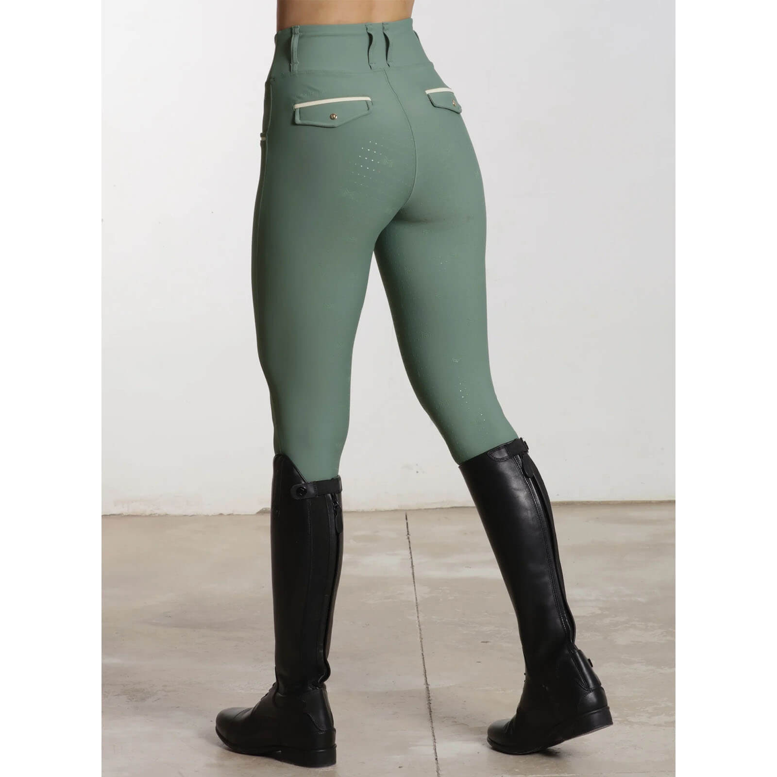 Reitleggings Damen Full-Grip Pro Riding Leggings