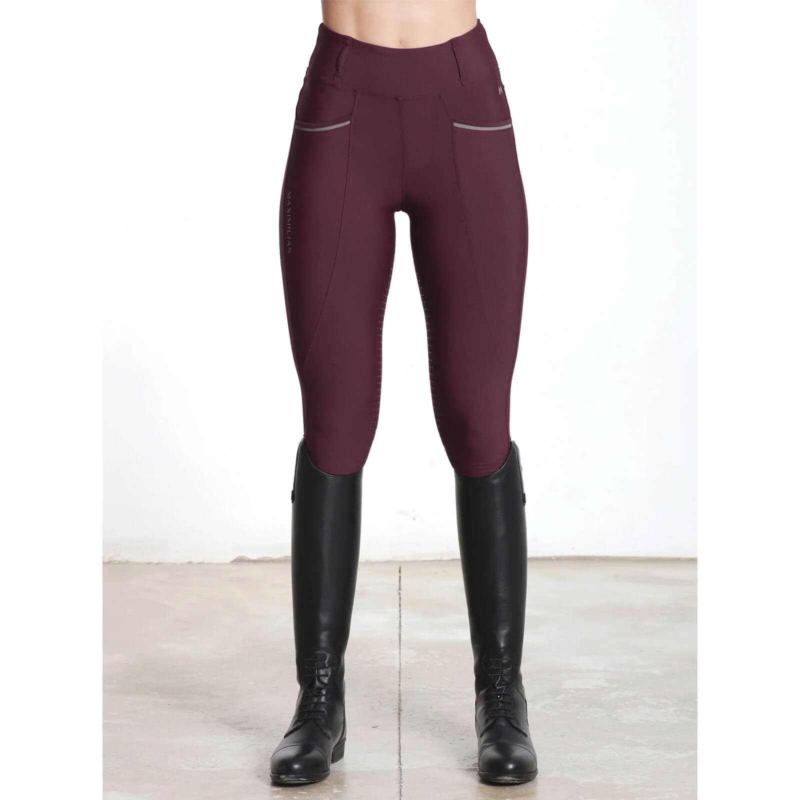Reitleggings Damen Full-Grip Pro Riding Leggings