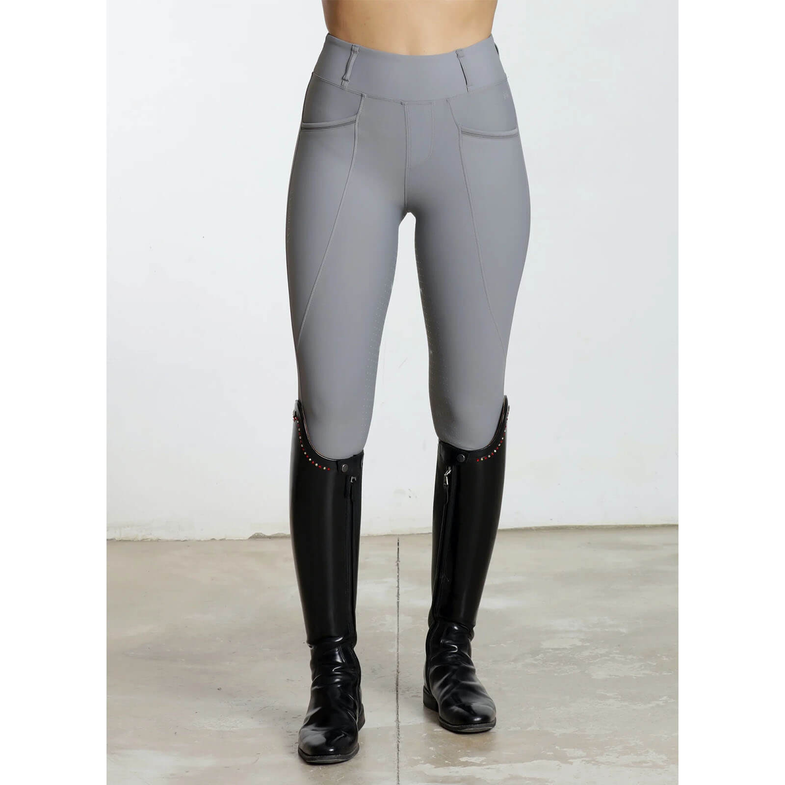 Reitleggings Damen Full-Grip Pro Riding Leggings