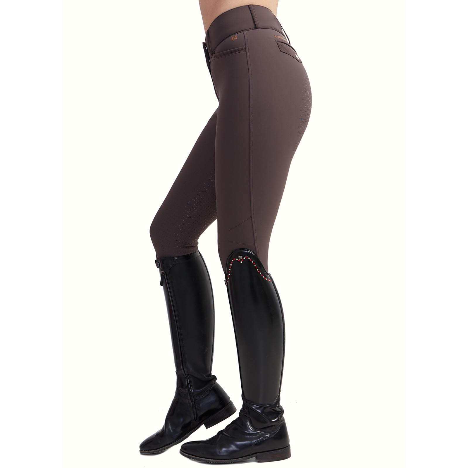 Reithose Damen Full Grip New Era Breeches Vollbesatz Damenreithose