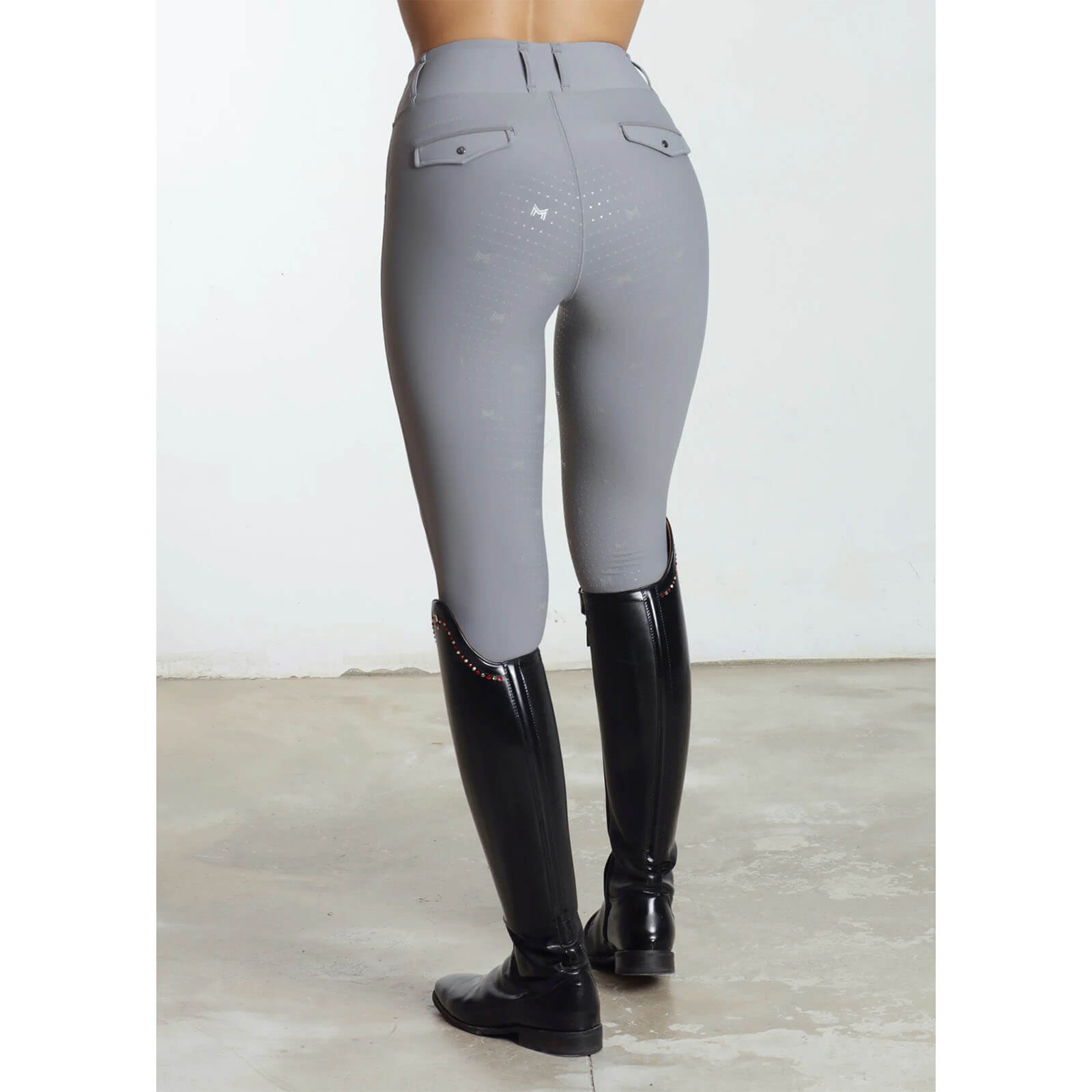 Reitleggings Damen Full-Grip Pro Riding Leggings