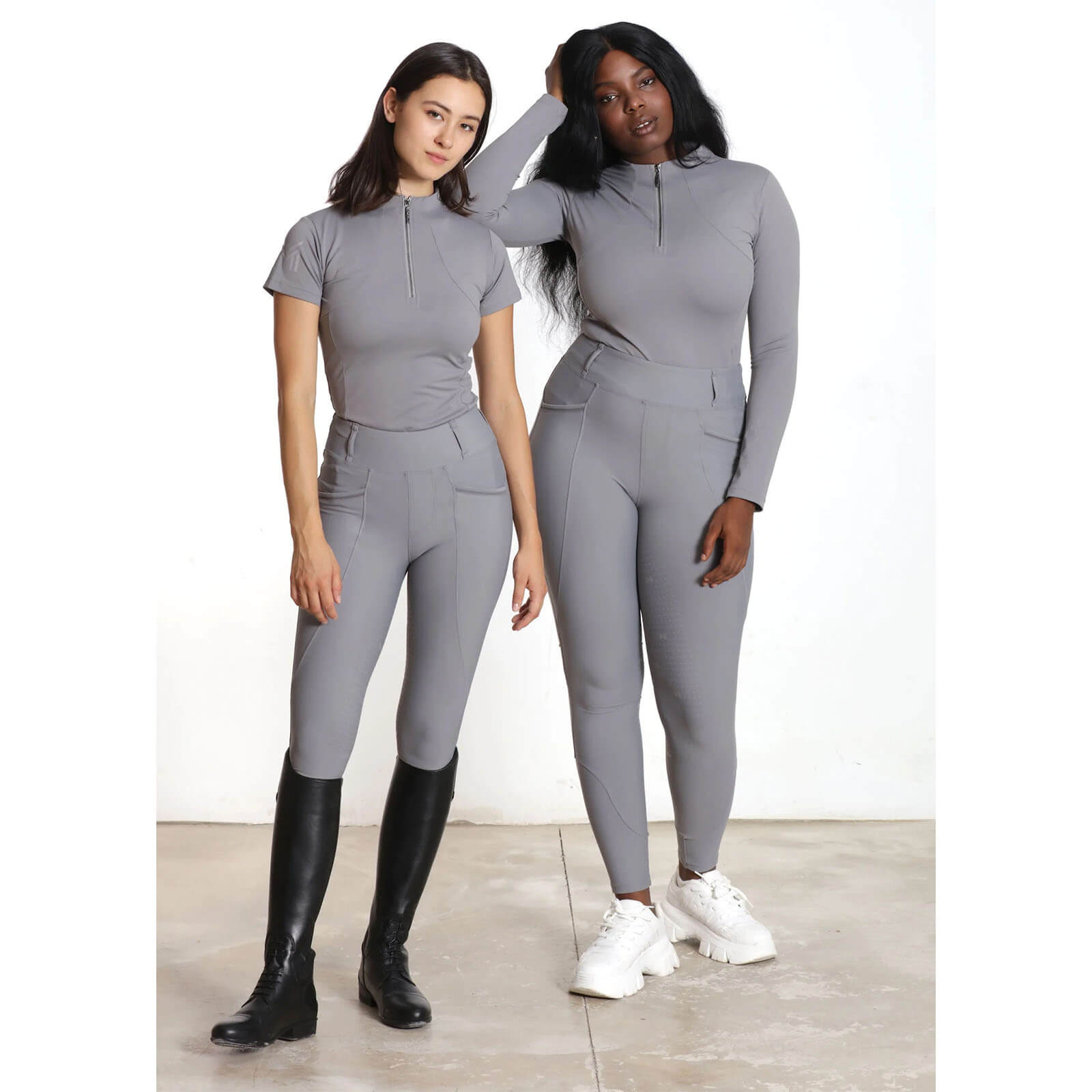 Reitleggings Damen Full-Grip Pro Riding Leggings