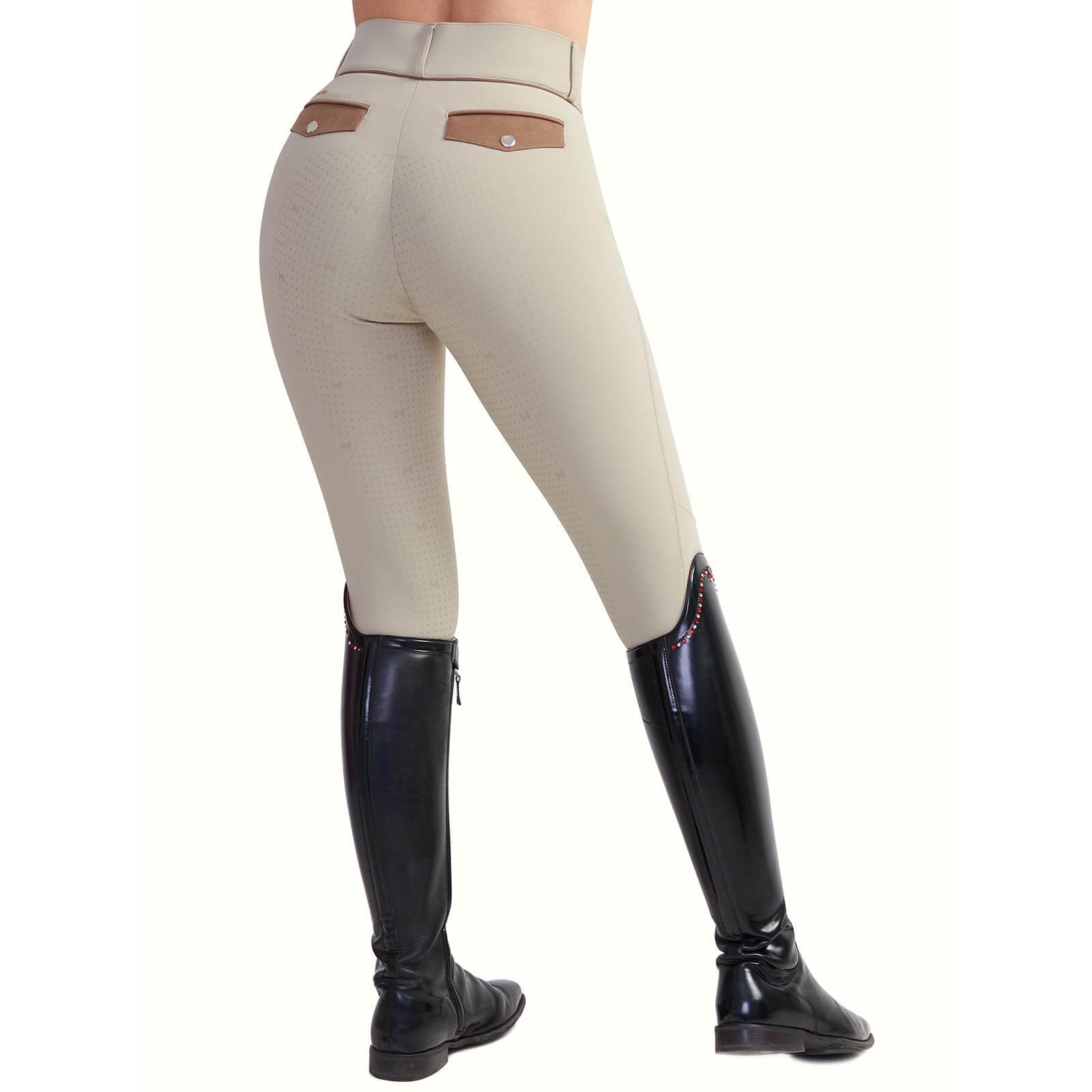 Reithose Damen Full Grip New Era Breeches Vollbesatz Damenreithose